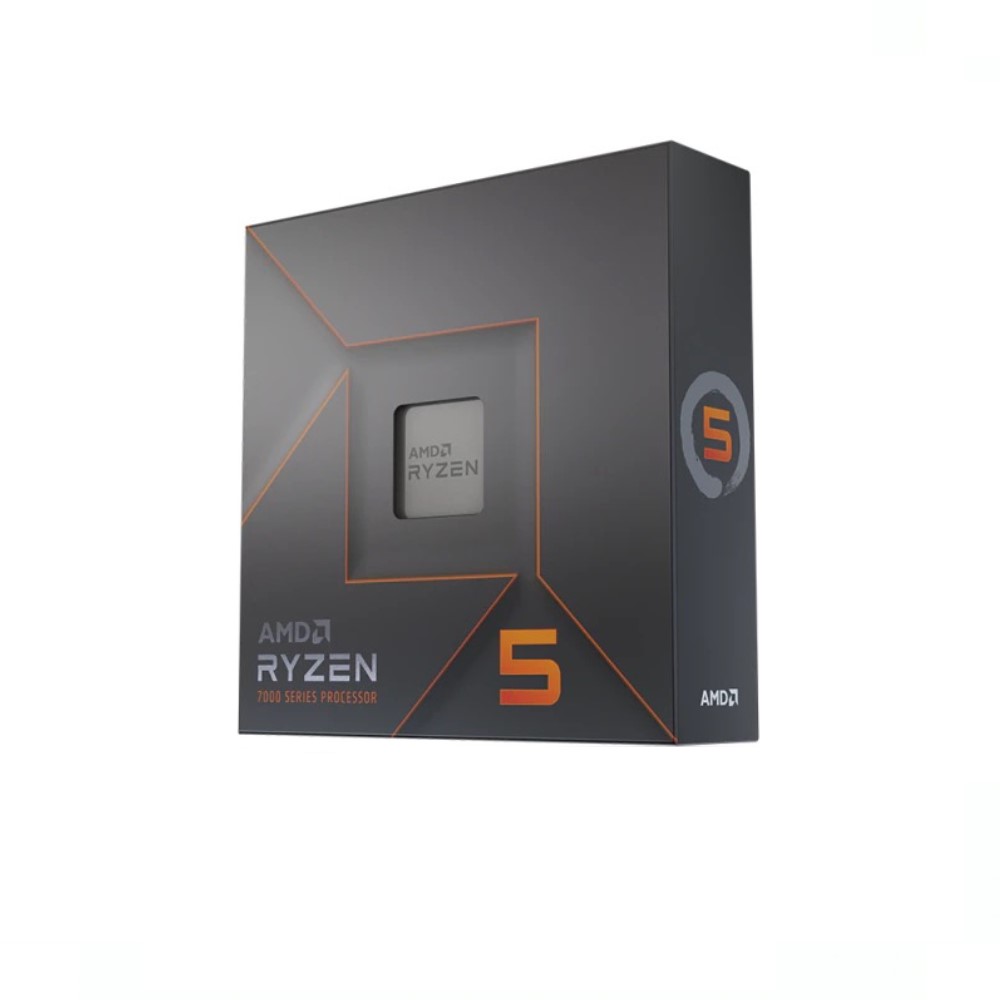 Procesador AMD Ryzen 5 7600X, S-AM5, 4.70GHz, Six-Core, 32MB L3 Cache - no Incluye Disipador. 