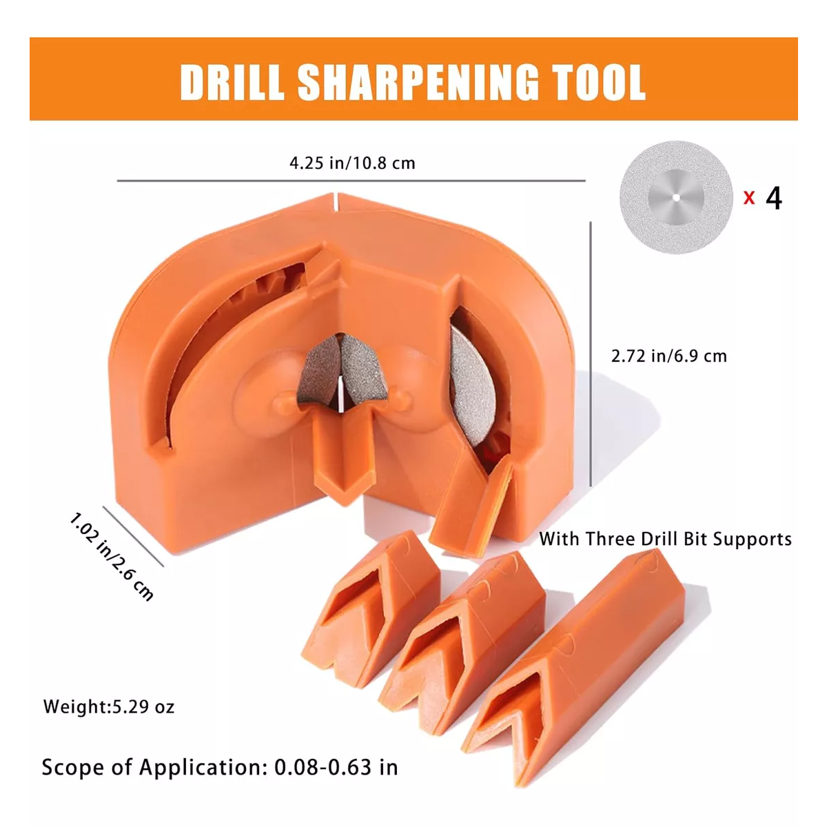 Afilador De Brocas Multiusos, Herramienta Amoladora De Tala