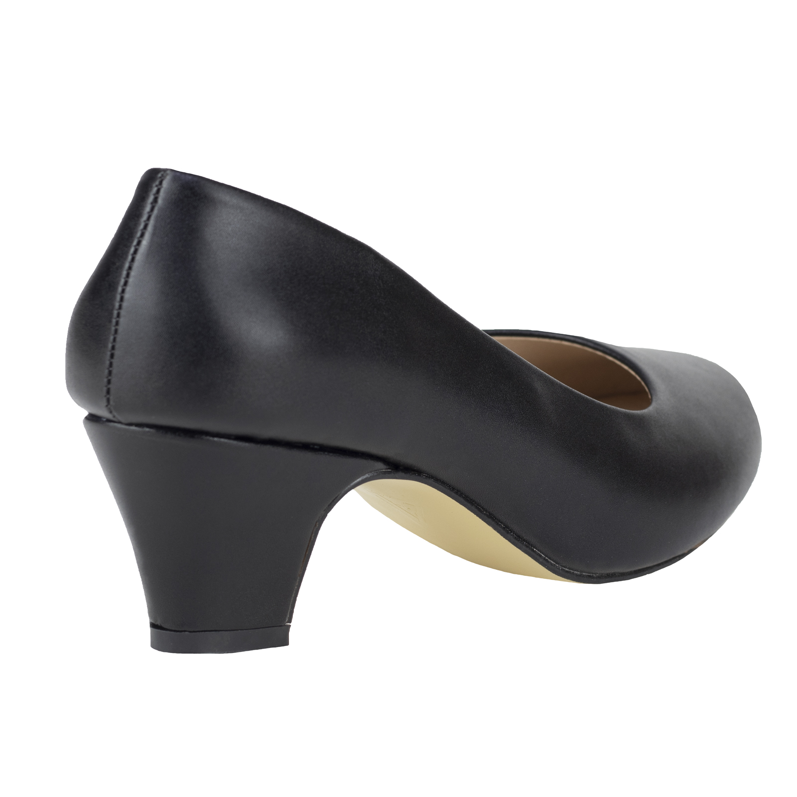 Zapatillas Negras De Mujer Semivestir Valdano 601 Memory Foam