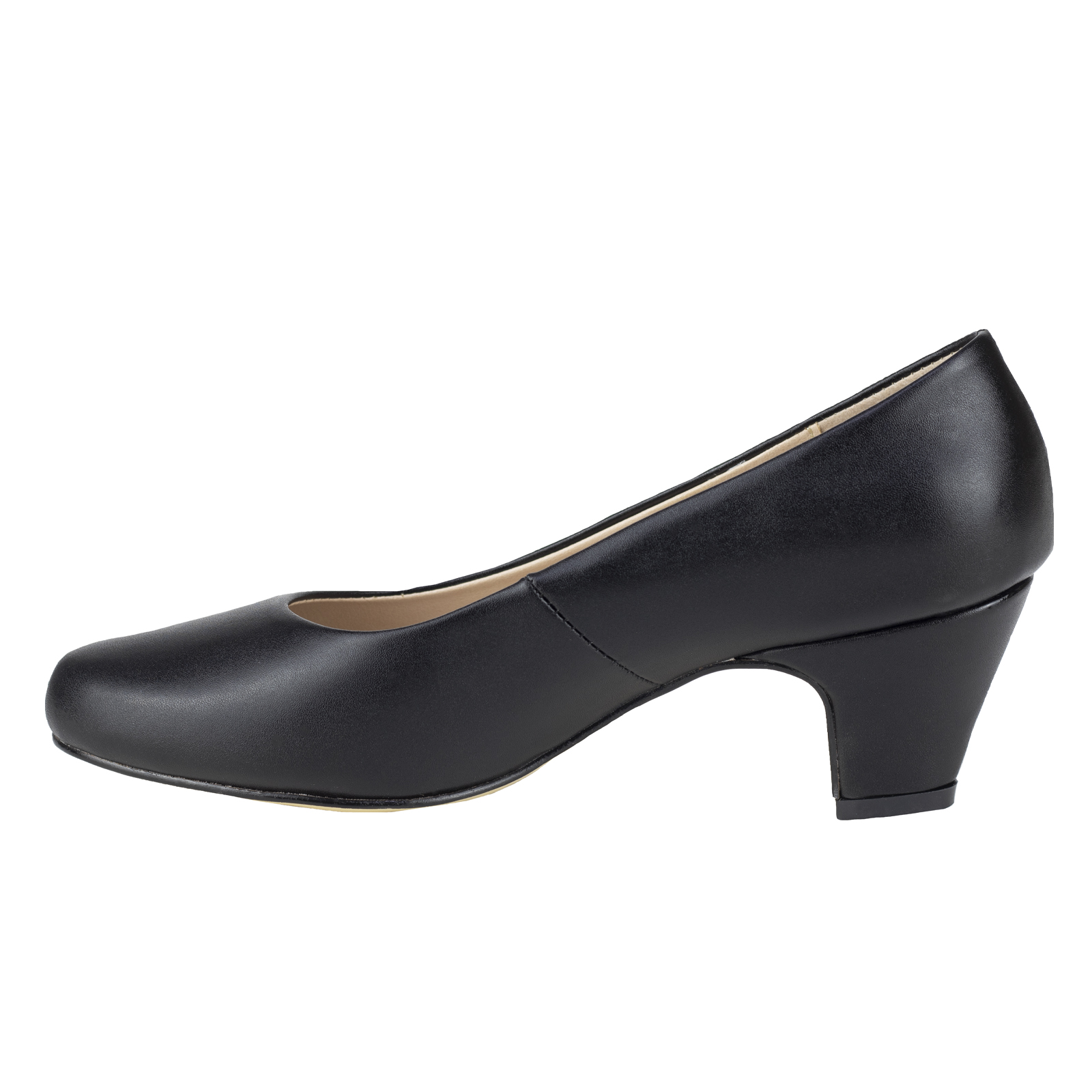 Zapatillas Negras De Mujer Semivestir Valdano 601 Memory Foam