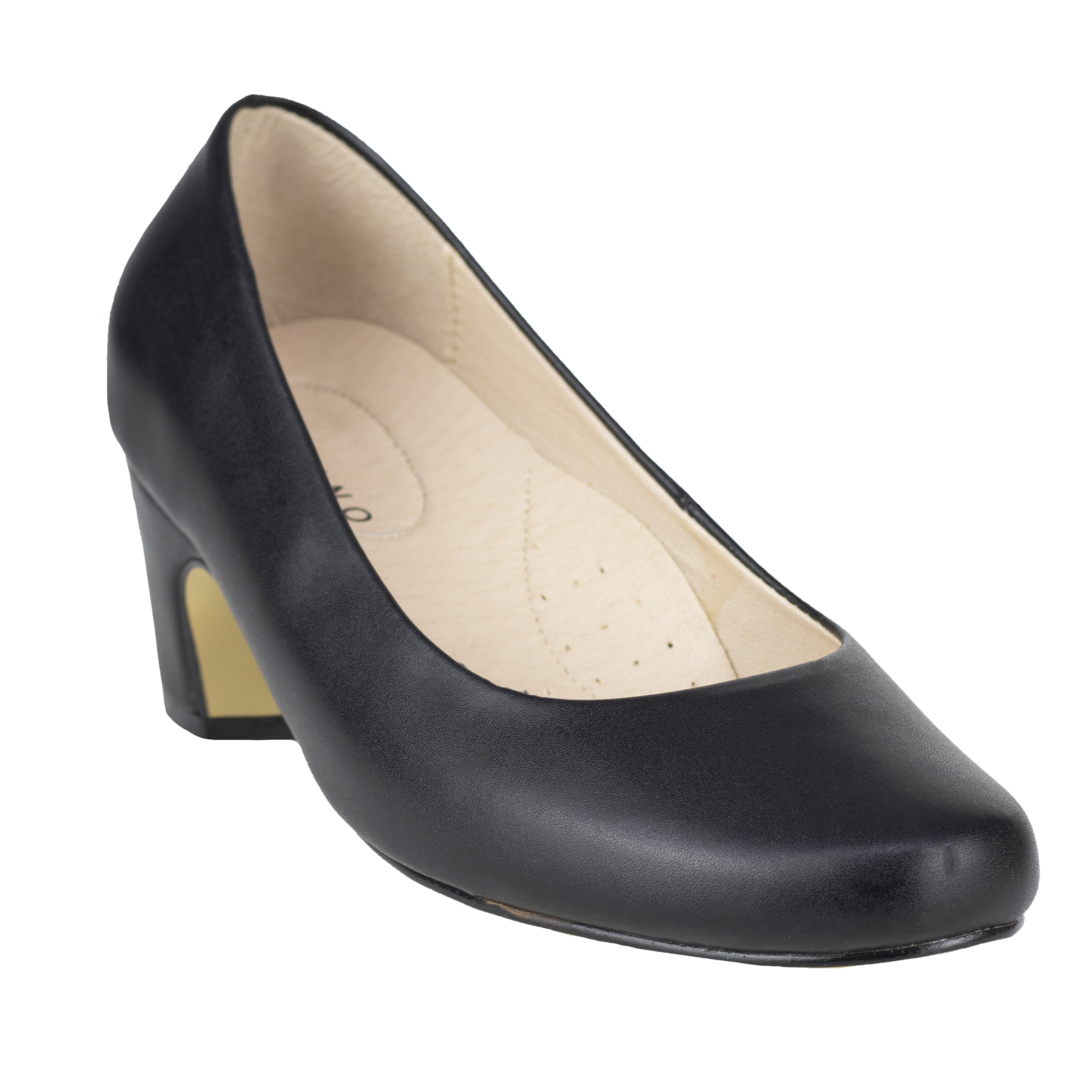 Zapatillas Negras De Mujer Semivestir Valdano 601 Memory Foam