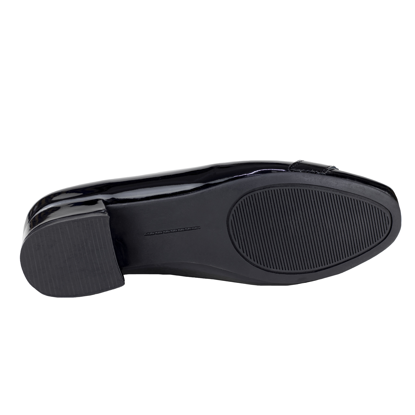 Zapatos Con Tacón Bajo Vestir Valdano Charol Mujer 815 Negro
