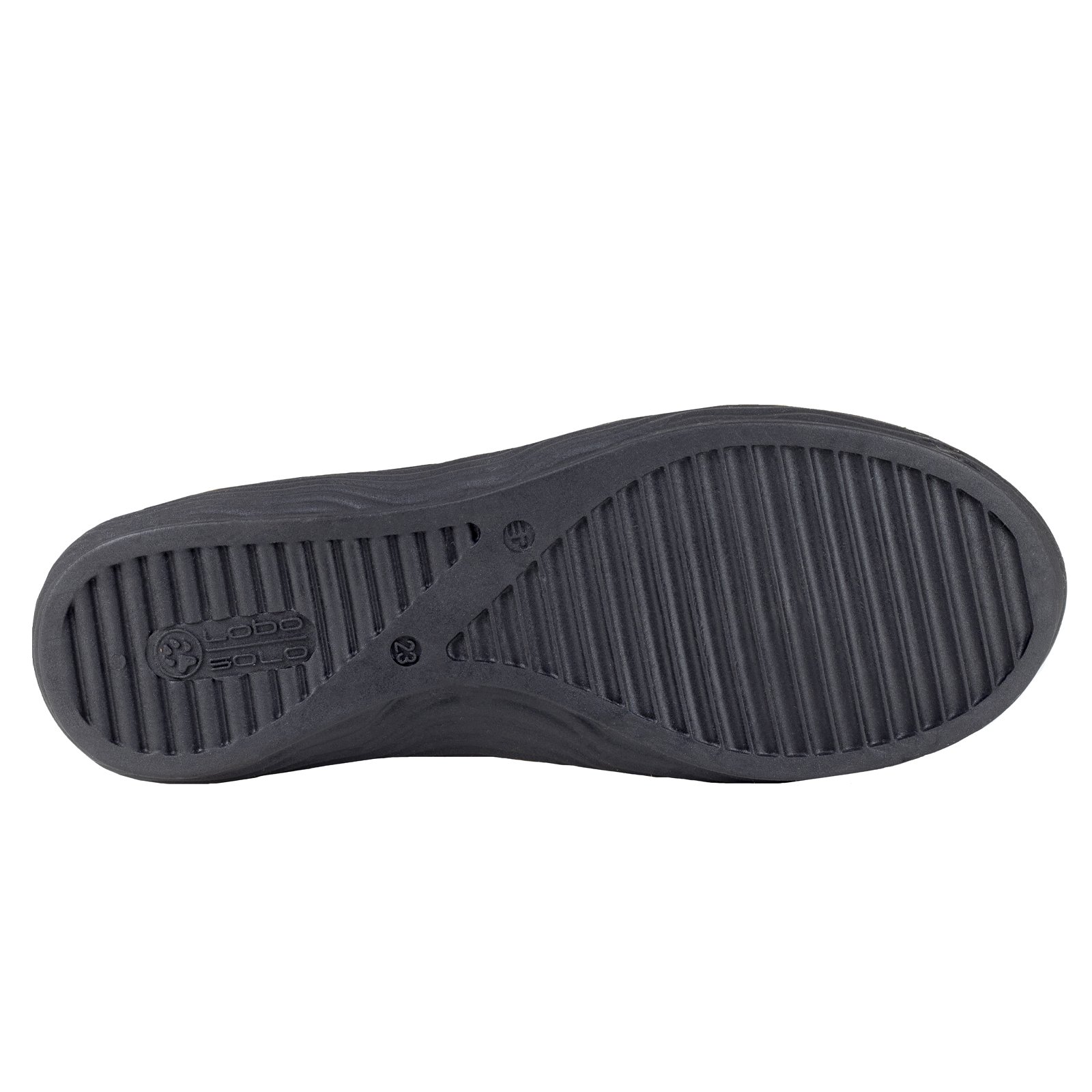 Mocasin Negro Para Mujer Slip On Lobo Solo Judy 5079 Puntos