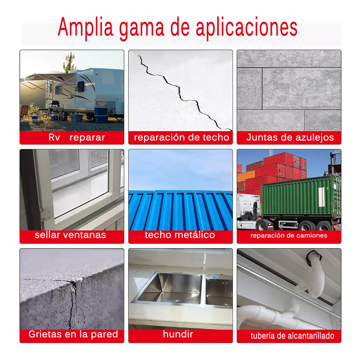 Cinta Impermeable Tapa Goteras 5cm X 10mts