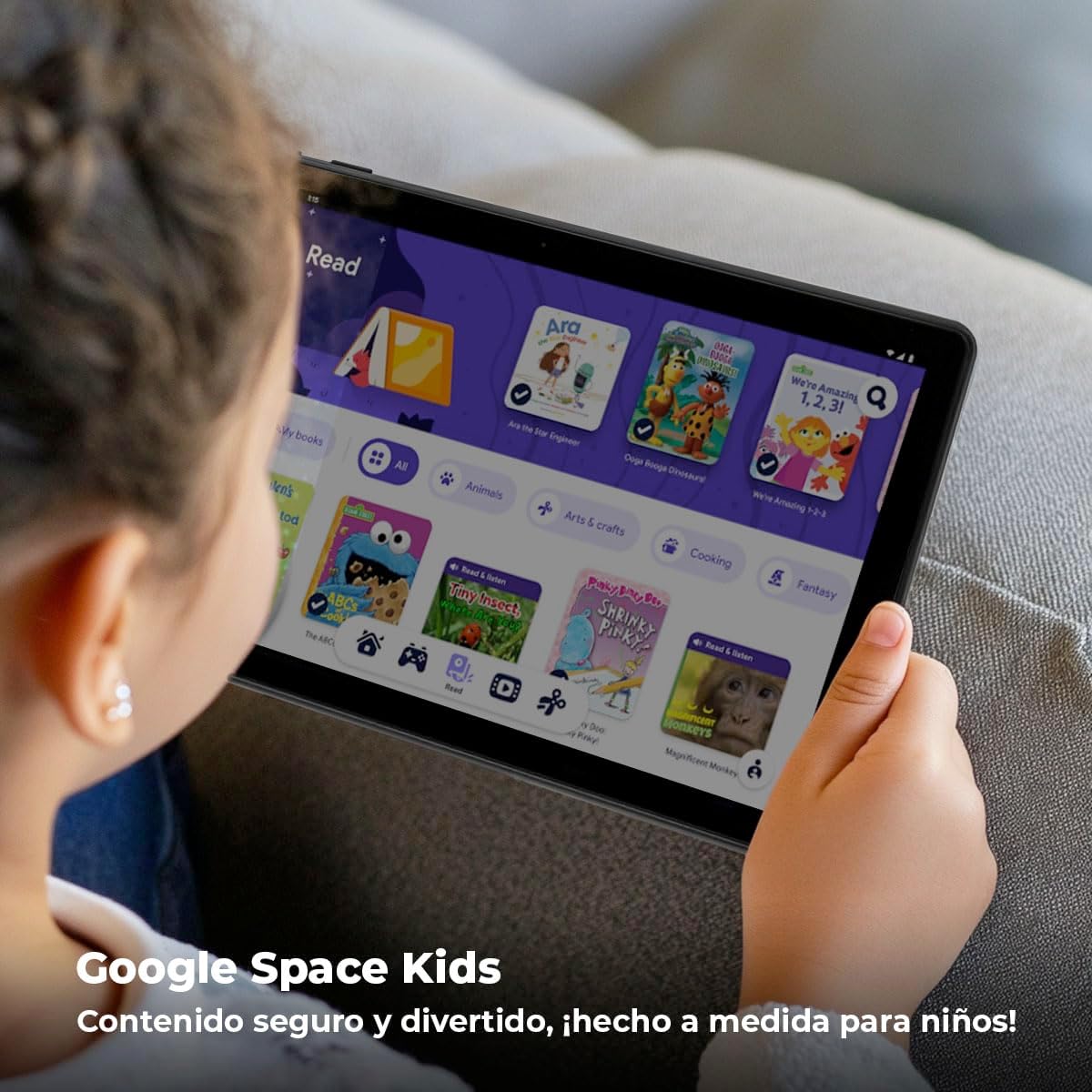 Tablet Marca Onn 8 32gb Android 11 , 2gb Ram, 32gb Storage Morada 