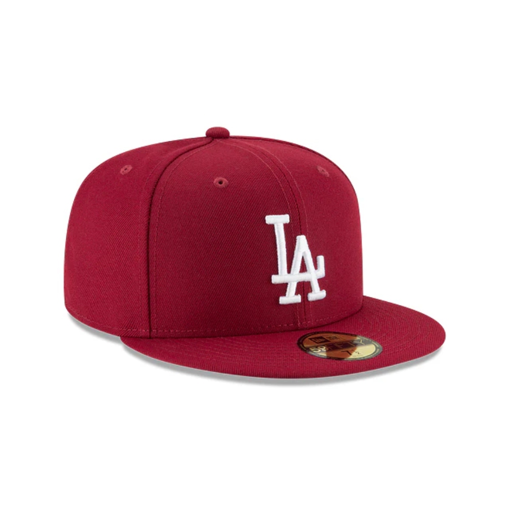 Gorra New Era 59Fifty Angeles Dodgers Vino 11591148 Talla 7 3/8