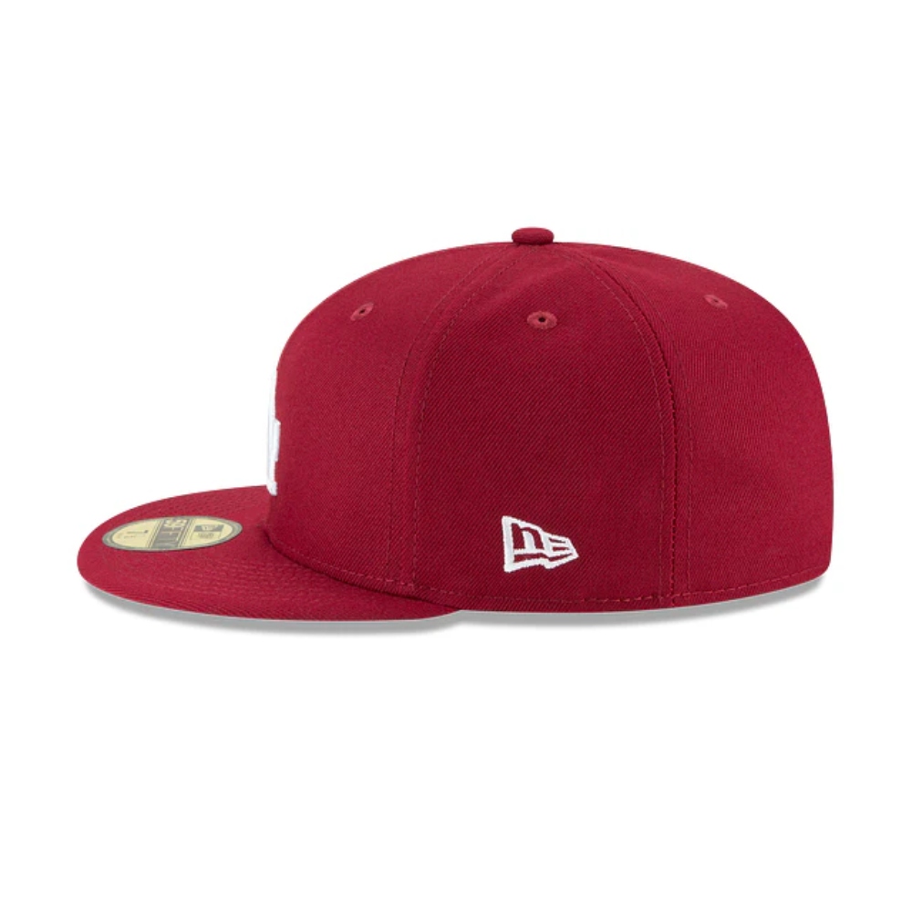 Gorra New Era 59Fifty Angeles Dodgers Vino 11591148 Talla 7 3/8