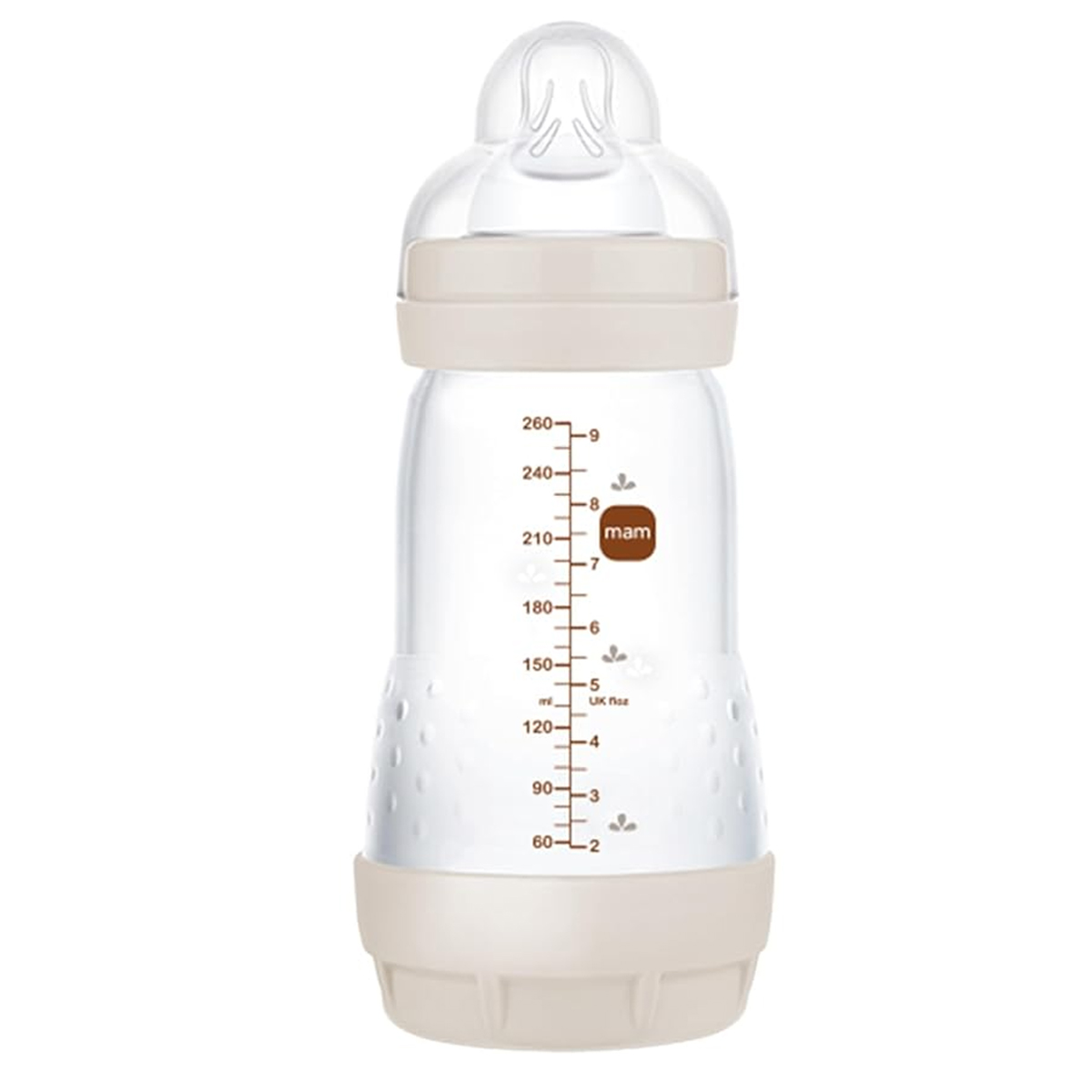 Biberón Mam Baby Easy Start 9oz 2pz Gris Zorro