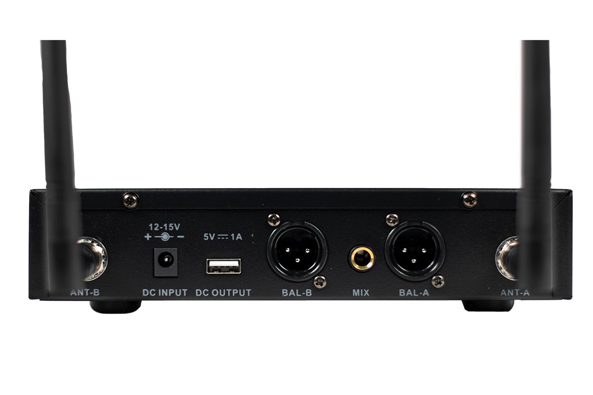 Micrófono Inalám INOVAUDIO MD-202 Doble D/mano Recargable