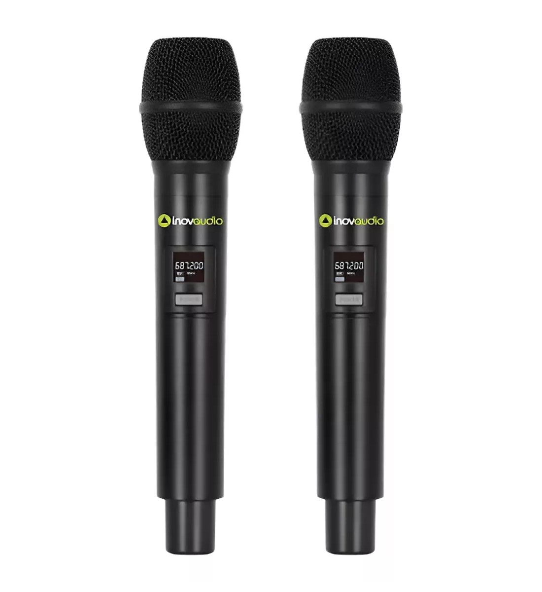 Micrófono Inalám INOVAUDIO MD-202 Doble D/mano Recargable