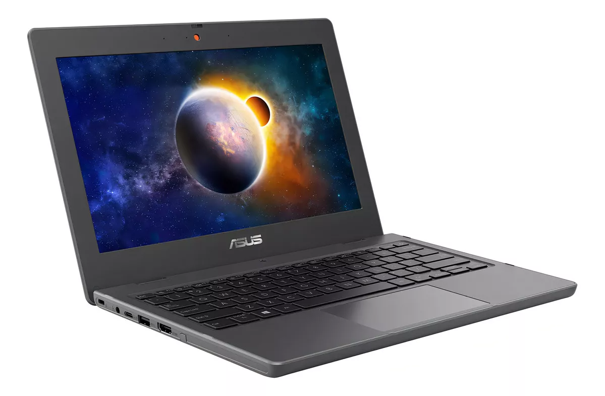 LAPTOP ASUS CELERON N4500 128GB 4GB DDR4 11.6" HD TEC/ESP W10P GRIS BR1100CKA-CEL4G128-P1 90NX03B1-M001Y0
