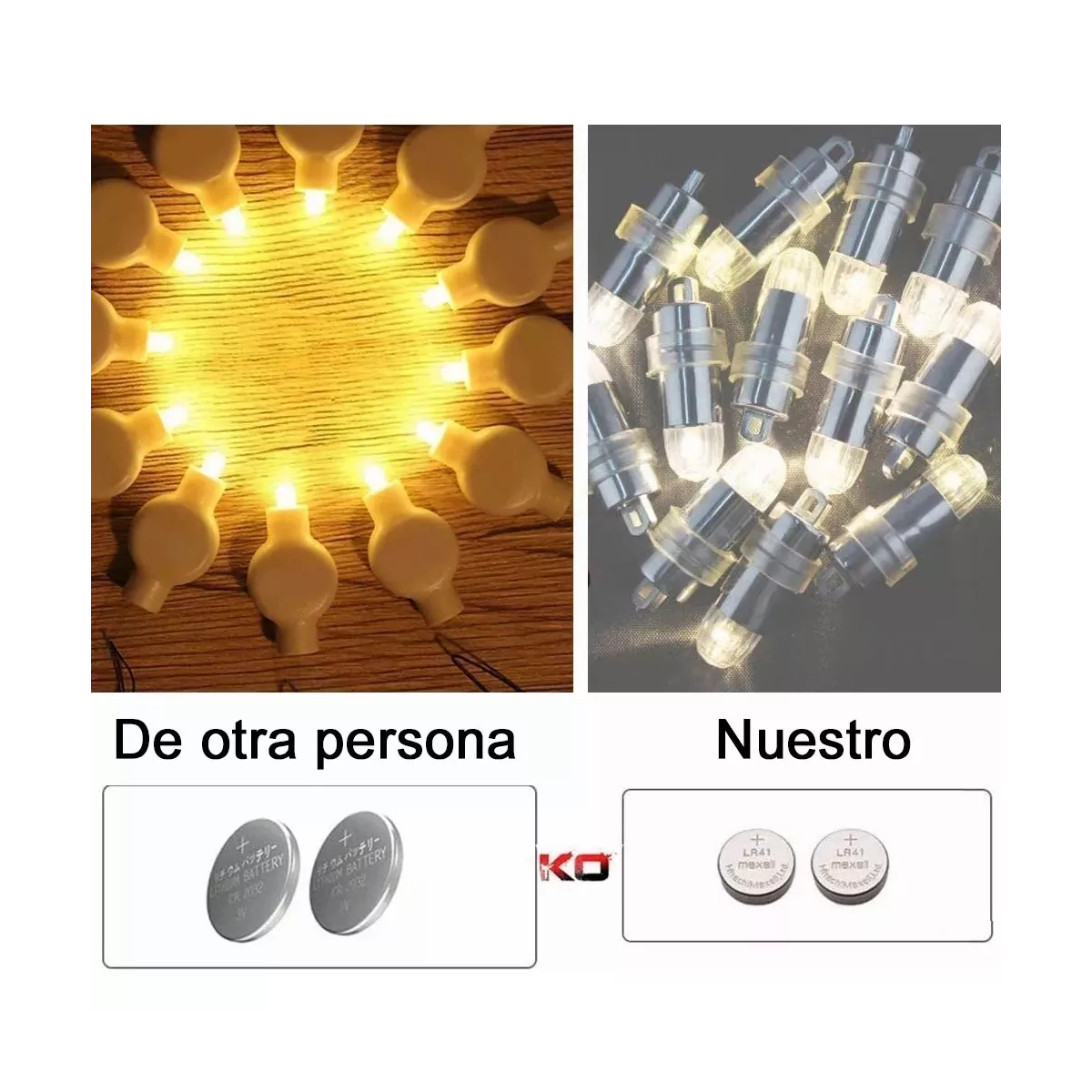 10 Lamparas Chinas De Papel Y 10 Amarillo Cálido Focos Led
