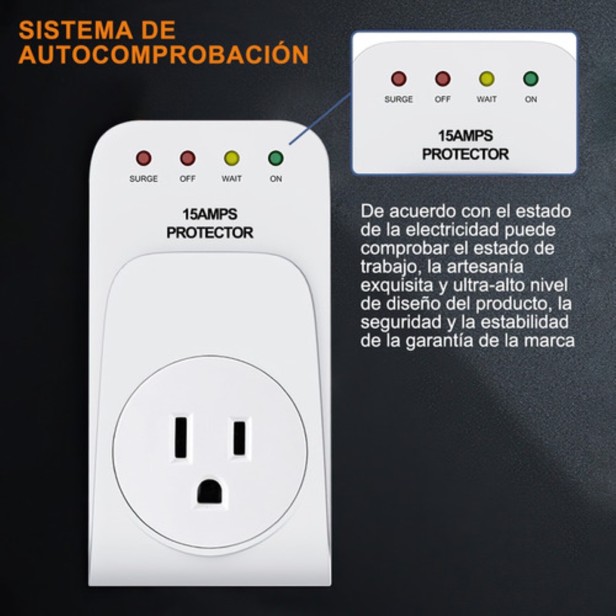 Protector Voltaje Estabilizador 120v Para Electrodomésticos blanco