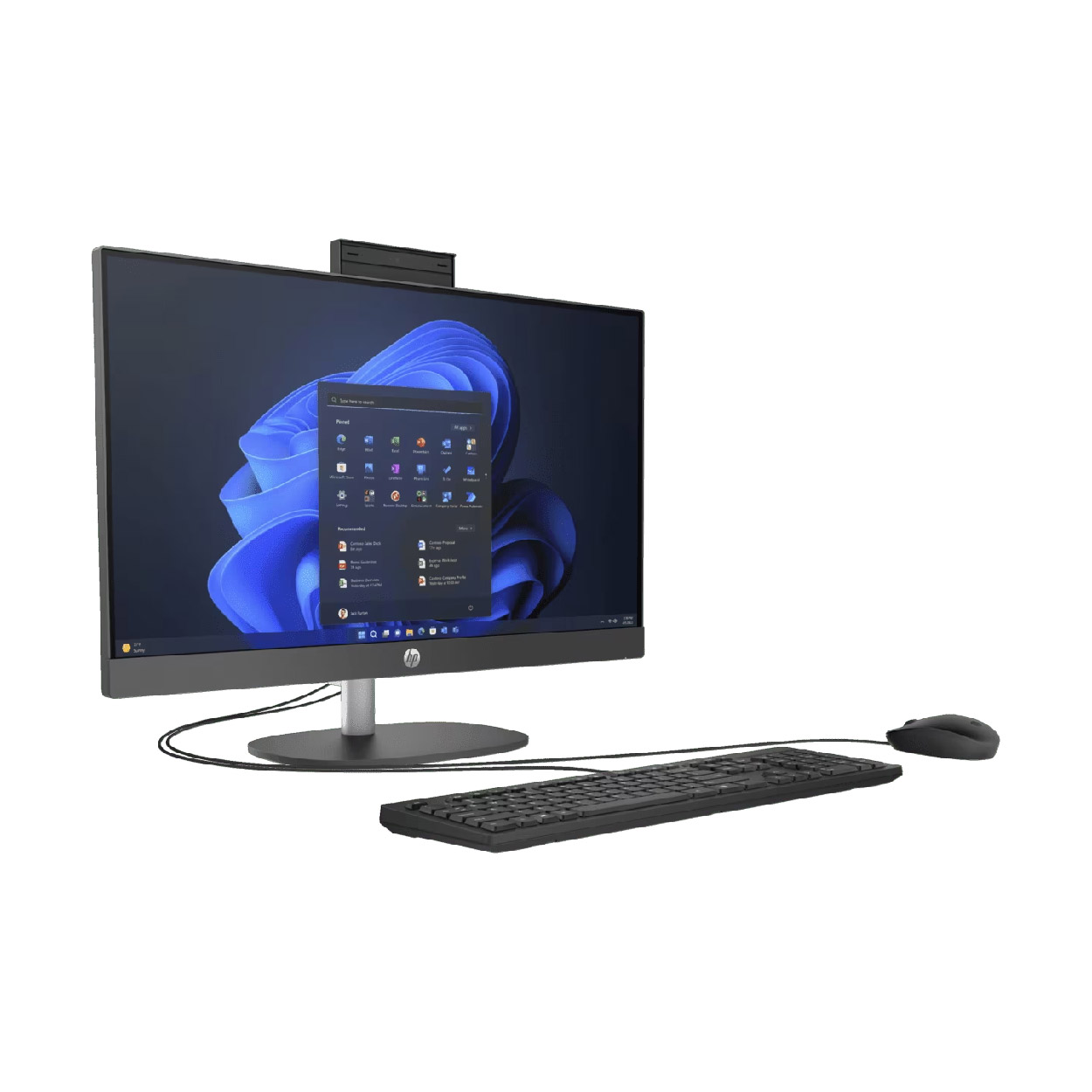 Aio Hp Pro One 245 G10 23.8" Amd Ryzen 7 7730u 2ghz 8gb 512gb Ssd Windows 11 Home 64-Bit, Negro