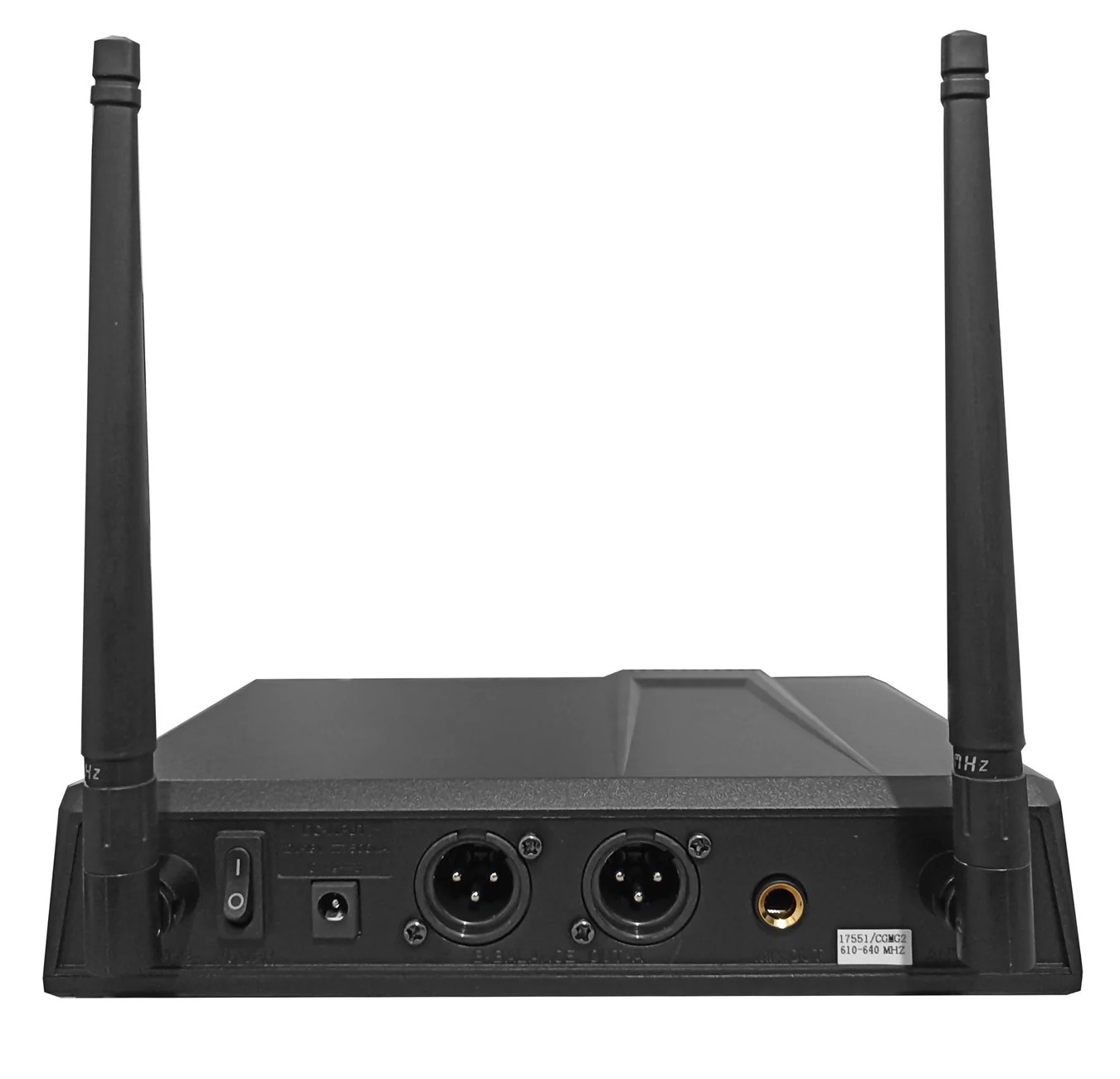 Microfono KRIEG KDC-500 Uhf Inalambrico Doble De Mano