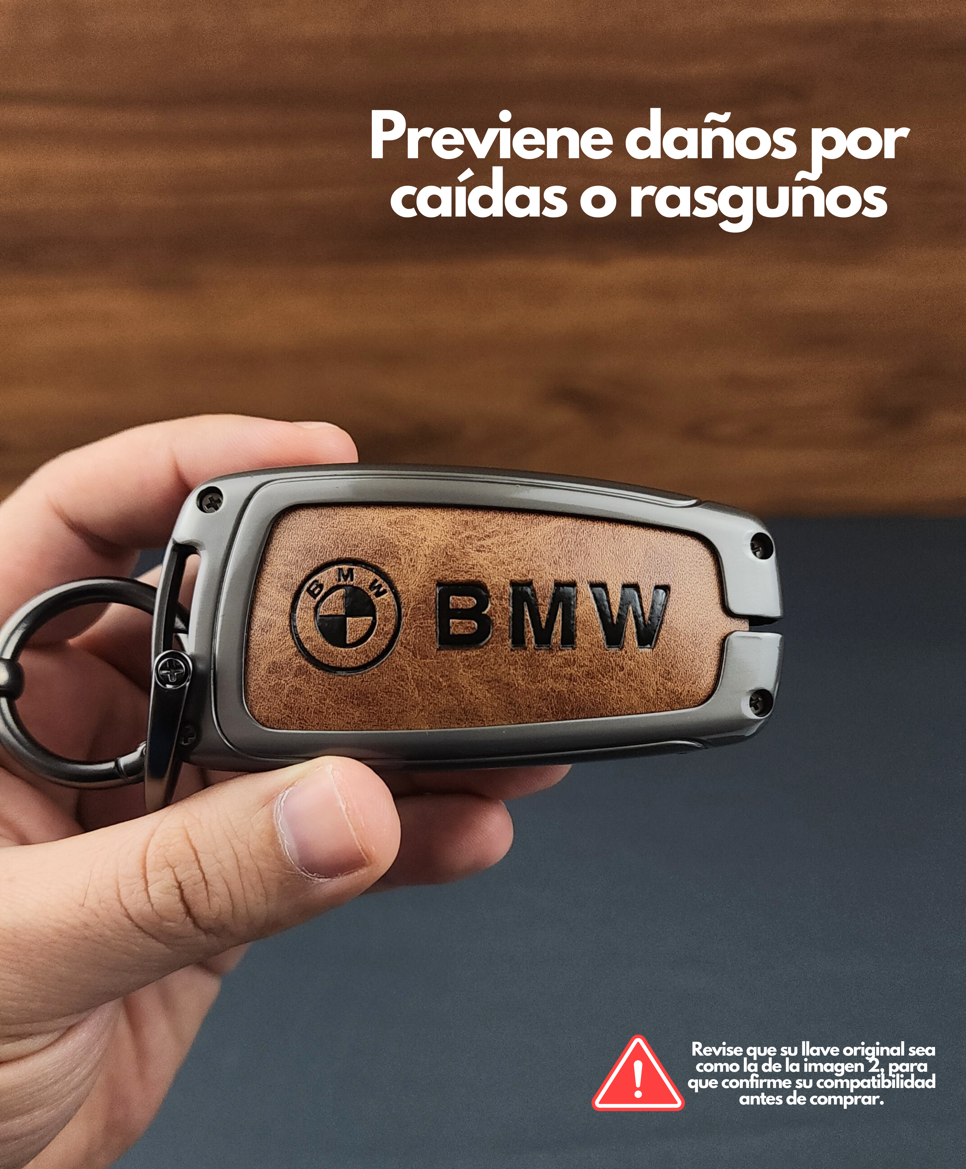Funda Llave Bmw Serie 2 Serie 3 Serie 4 Serie 5 6 7 X3 X4 Zinc