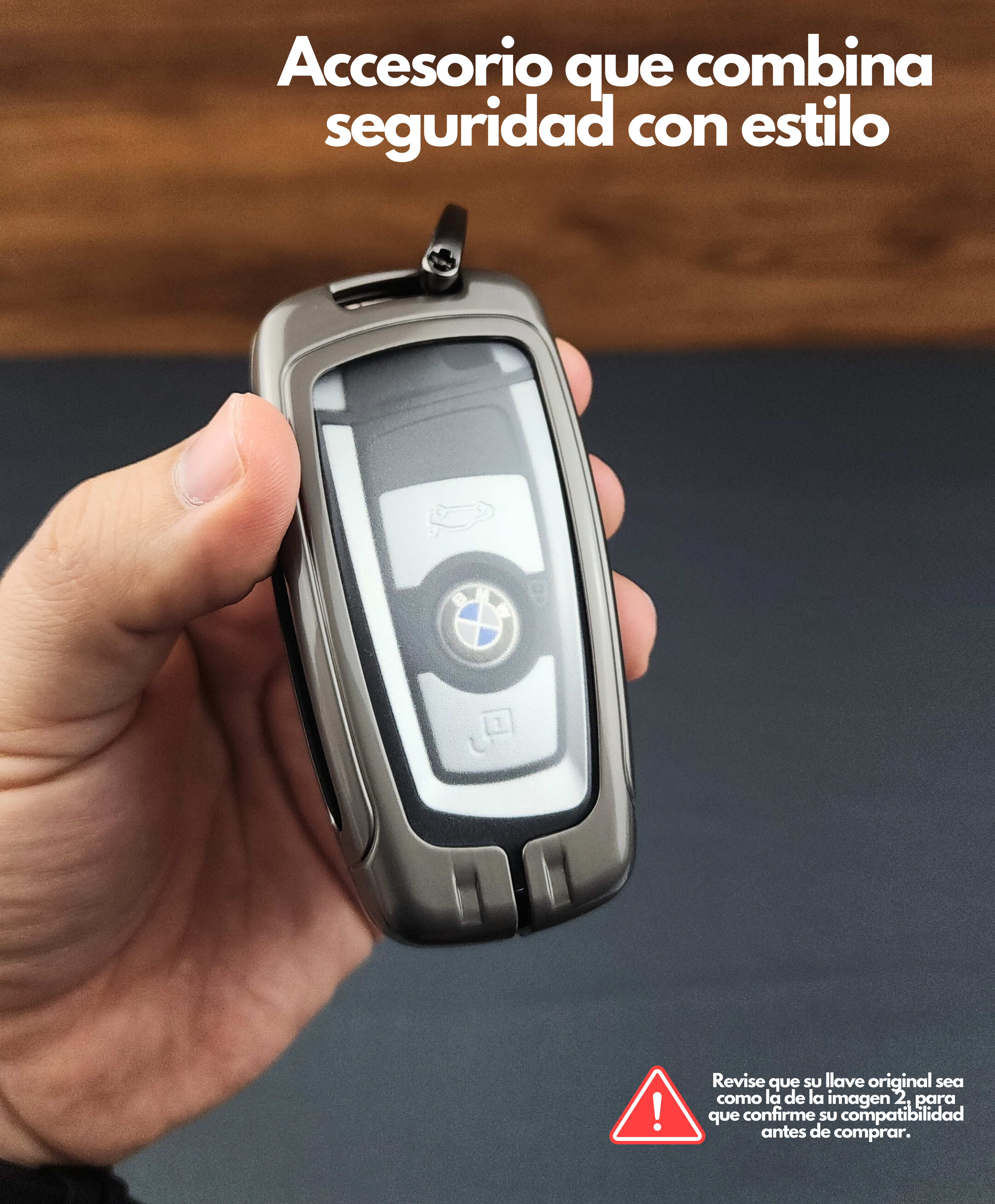 Funda Llave Bmw Serie 2 Serie 3 Serie 4 Serie 5 6 7 X3 X4 Zinc