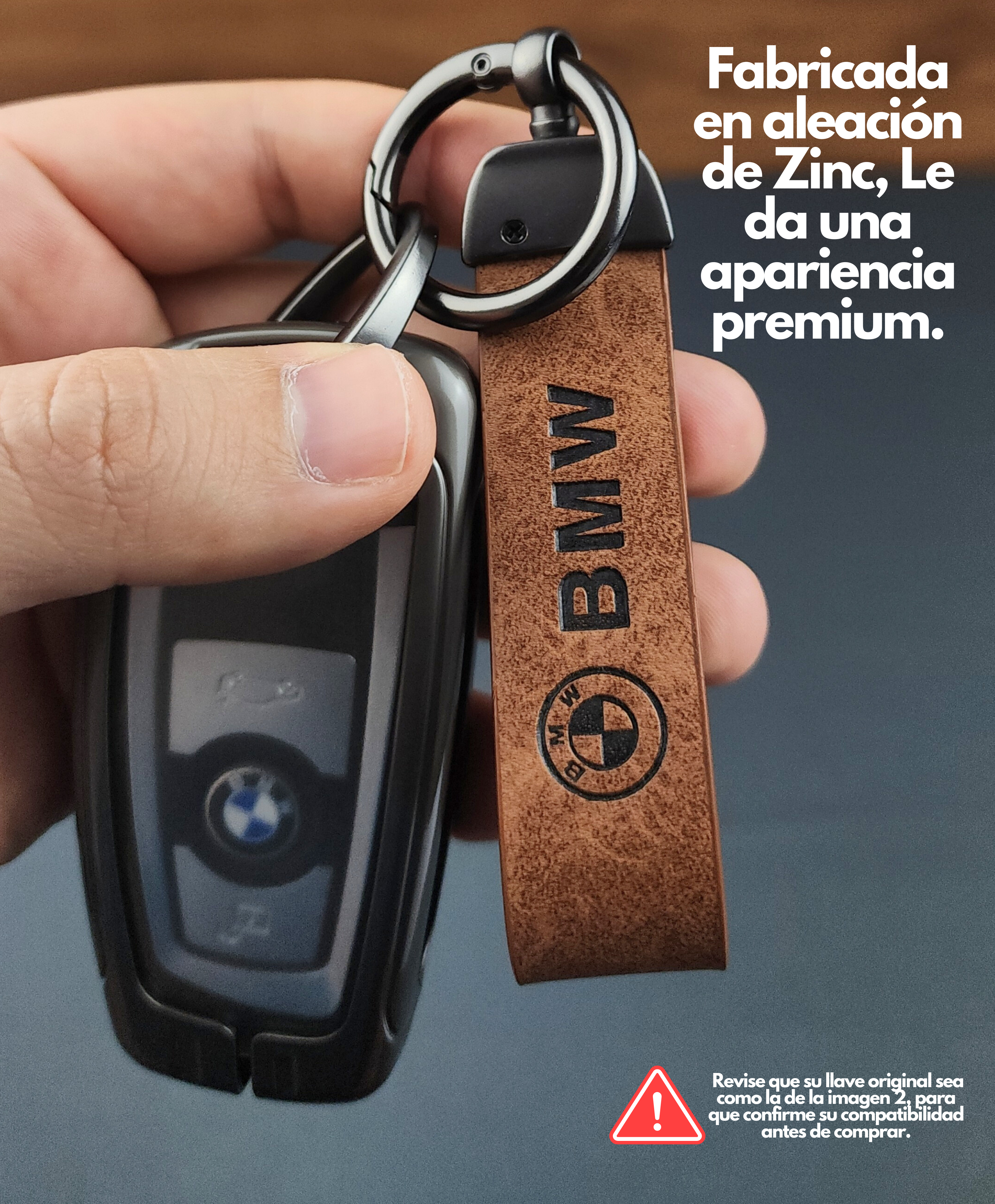 Funda Llave Bmw Serie 2 Serie 3 Serie 4 Serie 5 6 7 X3 X4 Zinc