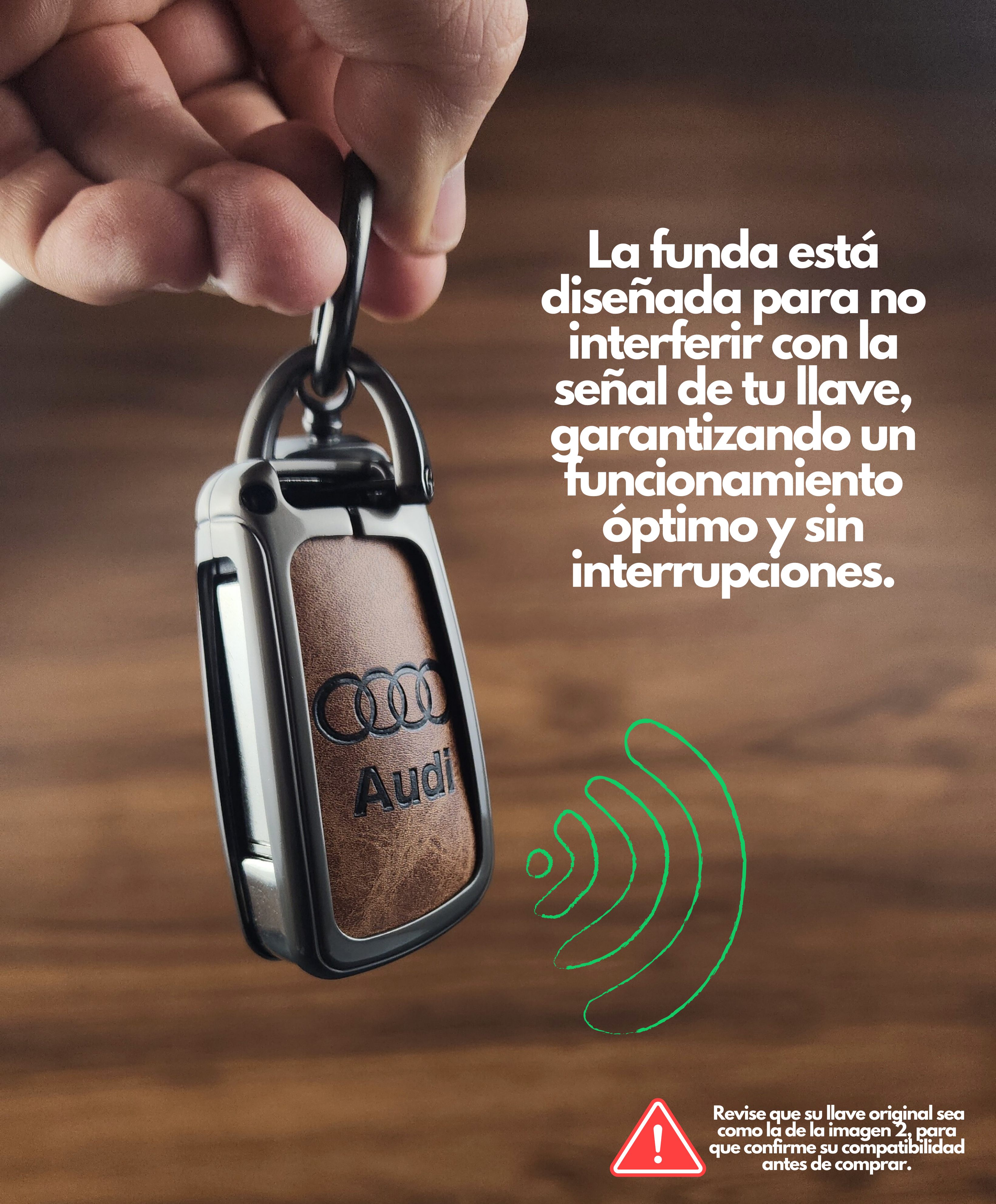 Funda LLave Audi A1 A3 A4 A6 TTS3 S4 Q5 Q7 Zinc