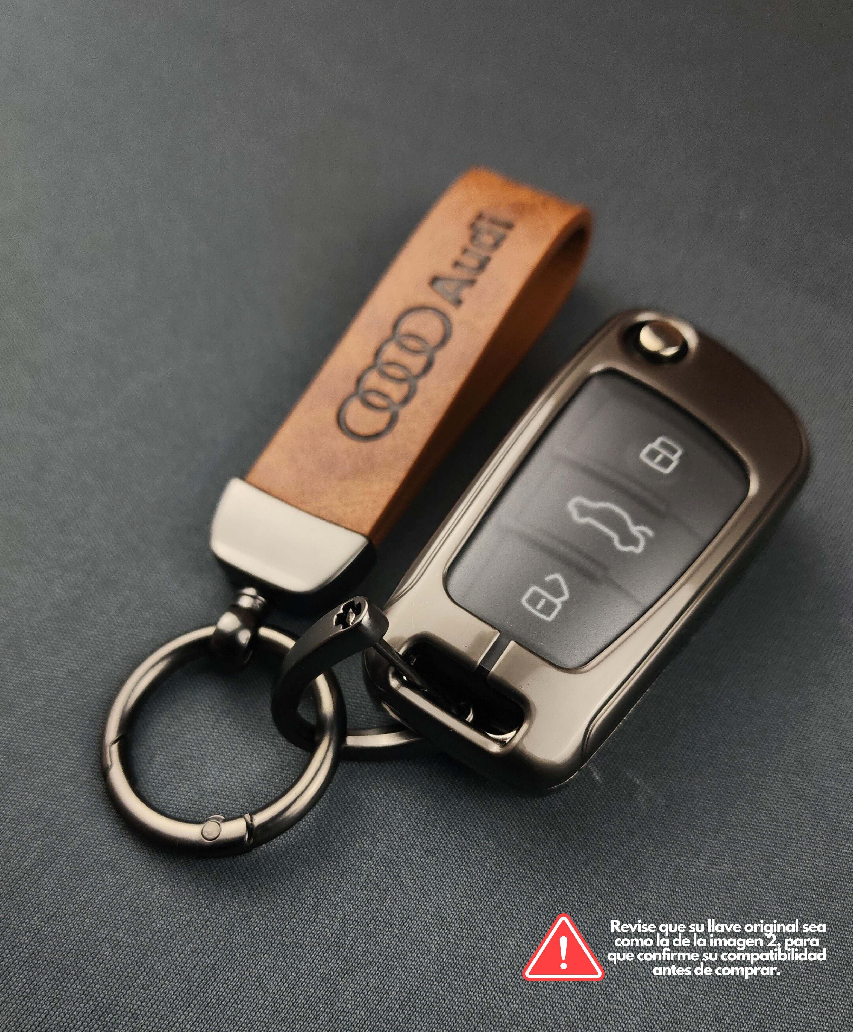 Funda LLave Audi A1 A3 A4 A6 TTS3 S4 Q5 Q7 Zinc