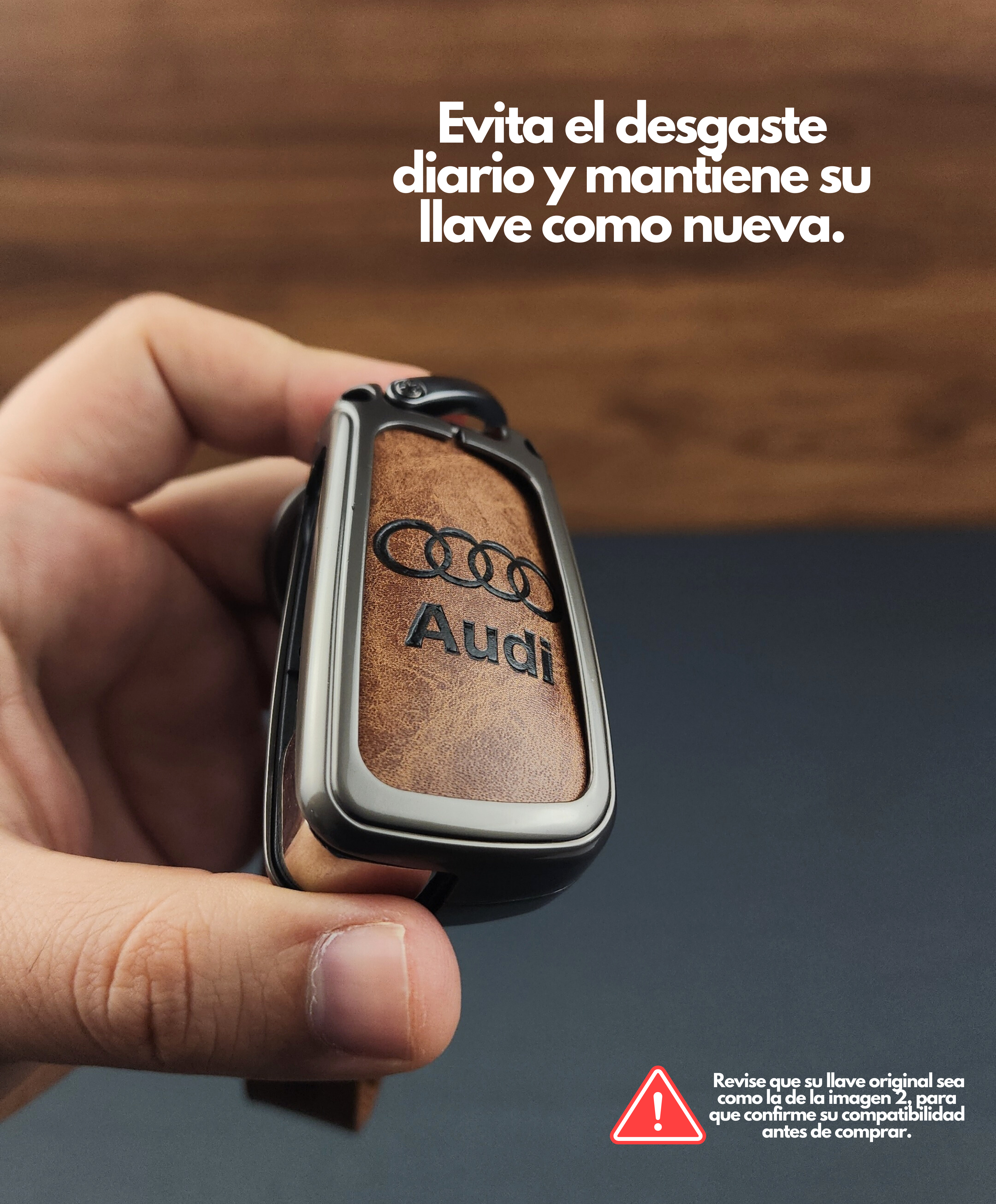 Funda LLave Audi A1 A3 A4 A6 TTS3 S4 Q5 Q7 Zinc