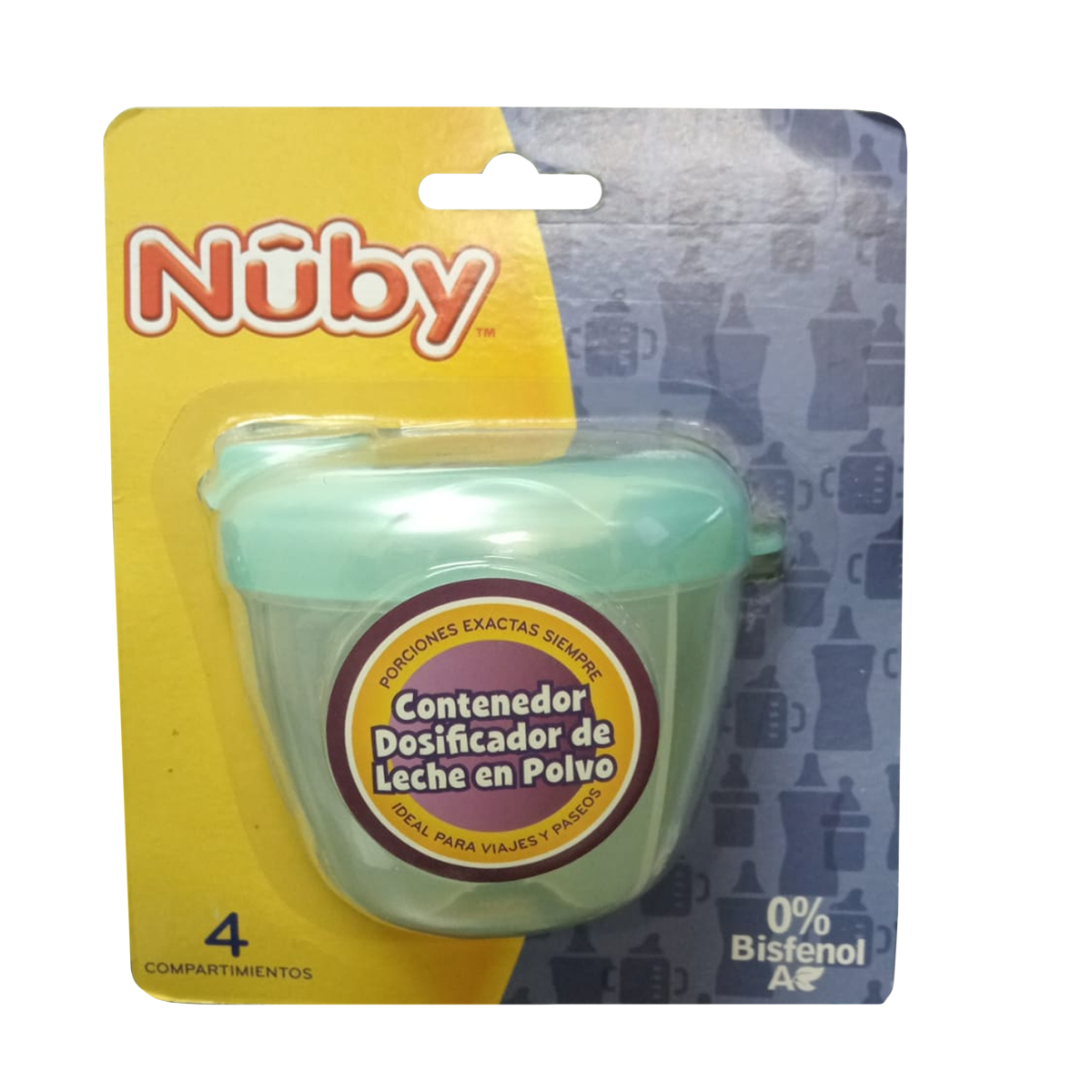 Contenedor Dosificador De Leche En Polvo Nuby Verde