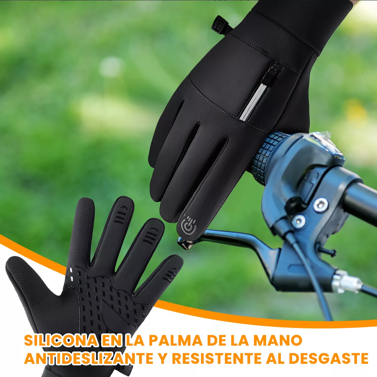 Guantes Térmicos Invierno P Moto/bicicleta Pantalla Tactil Talla M
