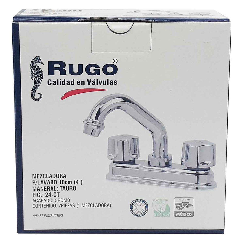 Mezcladora P/Lavabo Rugo 24Ct