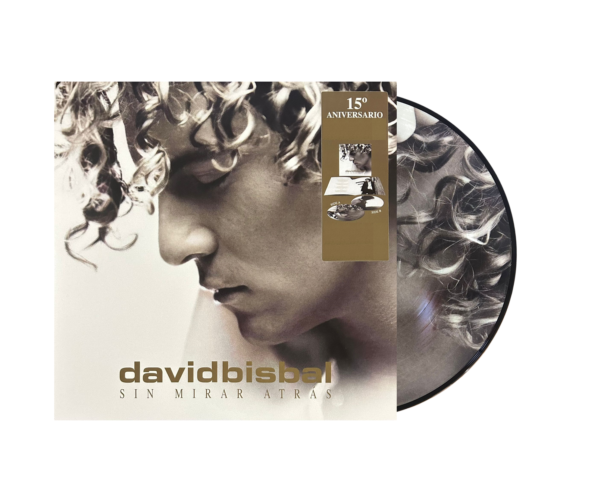 David Bisbal Sin Mirar Atras 15 Aniversario Picture Lp Vinyl