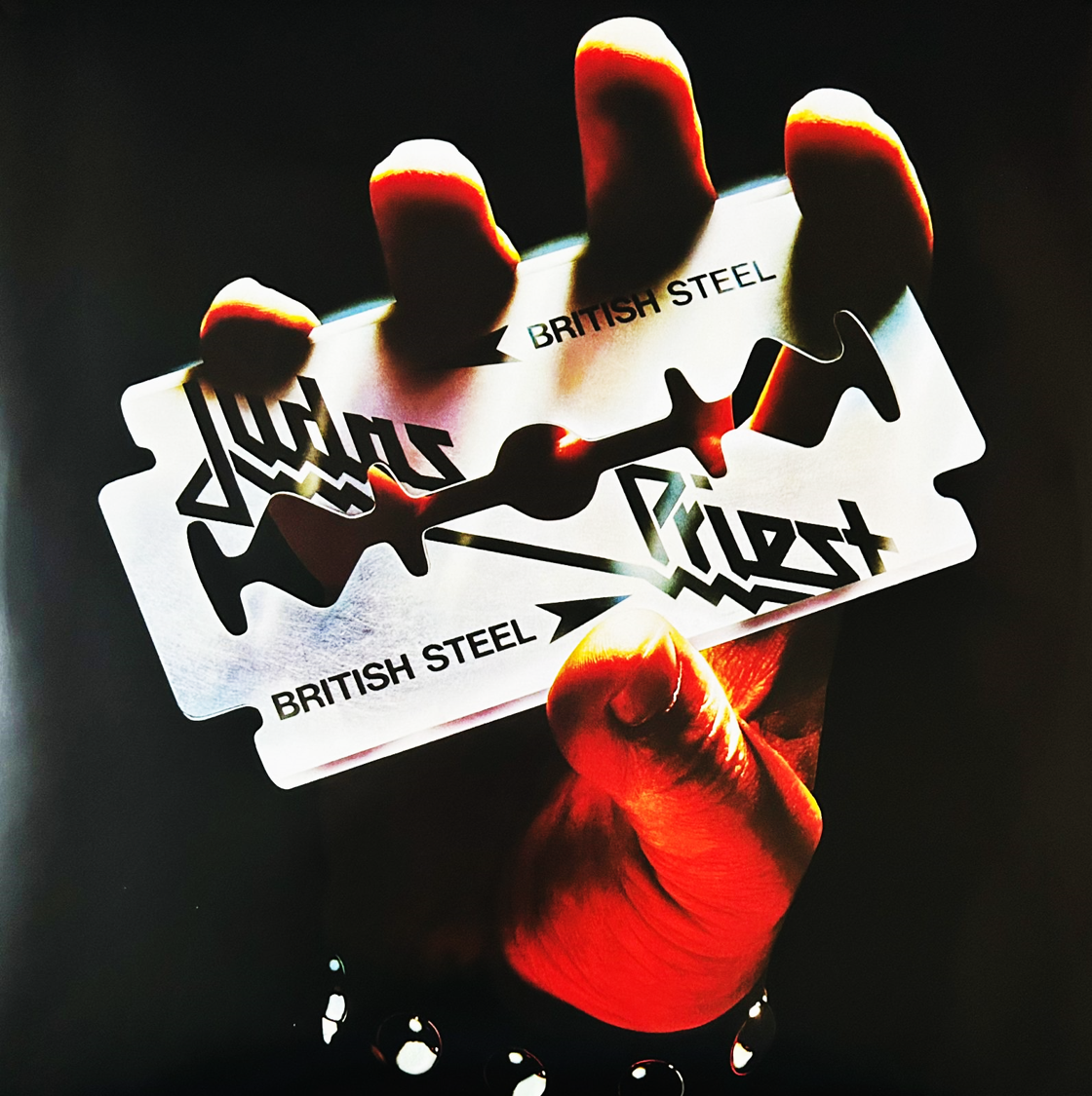 Judas Priest British Steel Splatter Black & White Lp Vinyl