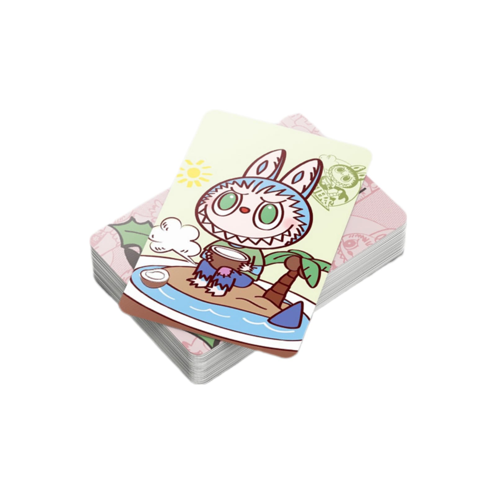 Tarjetas De Labubu + Stikers The Monsters Kawaii 