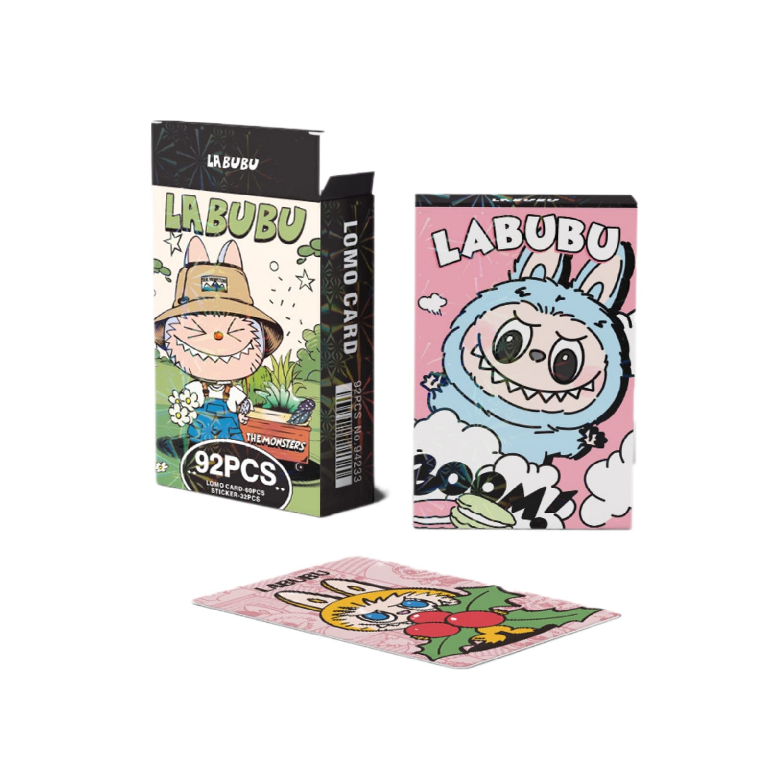 Tarjetas De Labubu + Stikers The Monsters Kawaii 