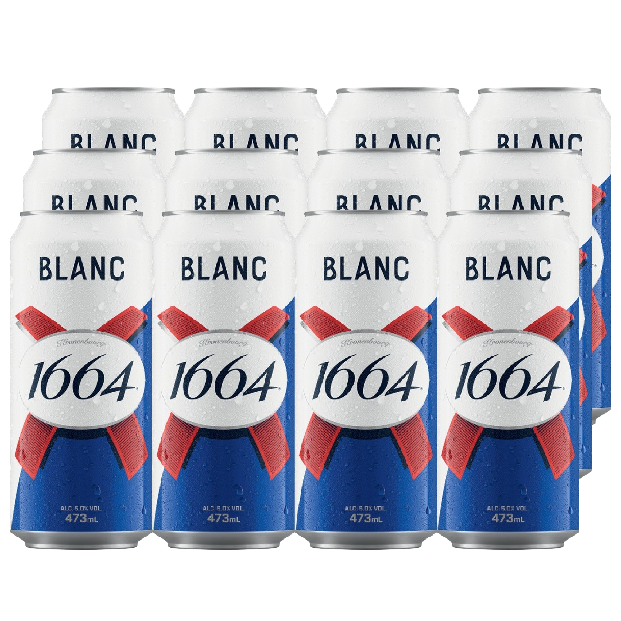 Cerveza Kronenbourg 1664 Blanc Lata 24 Pack