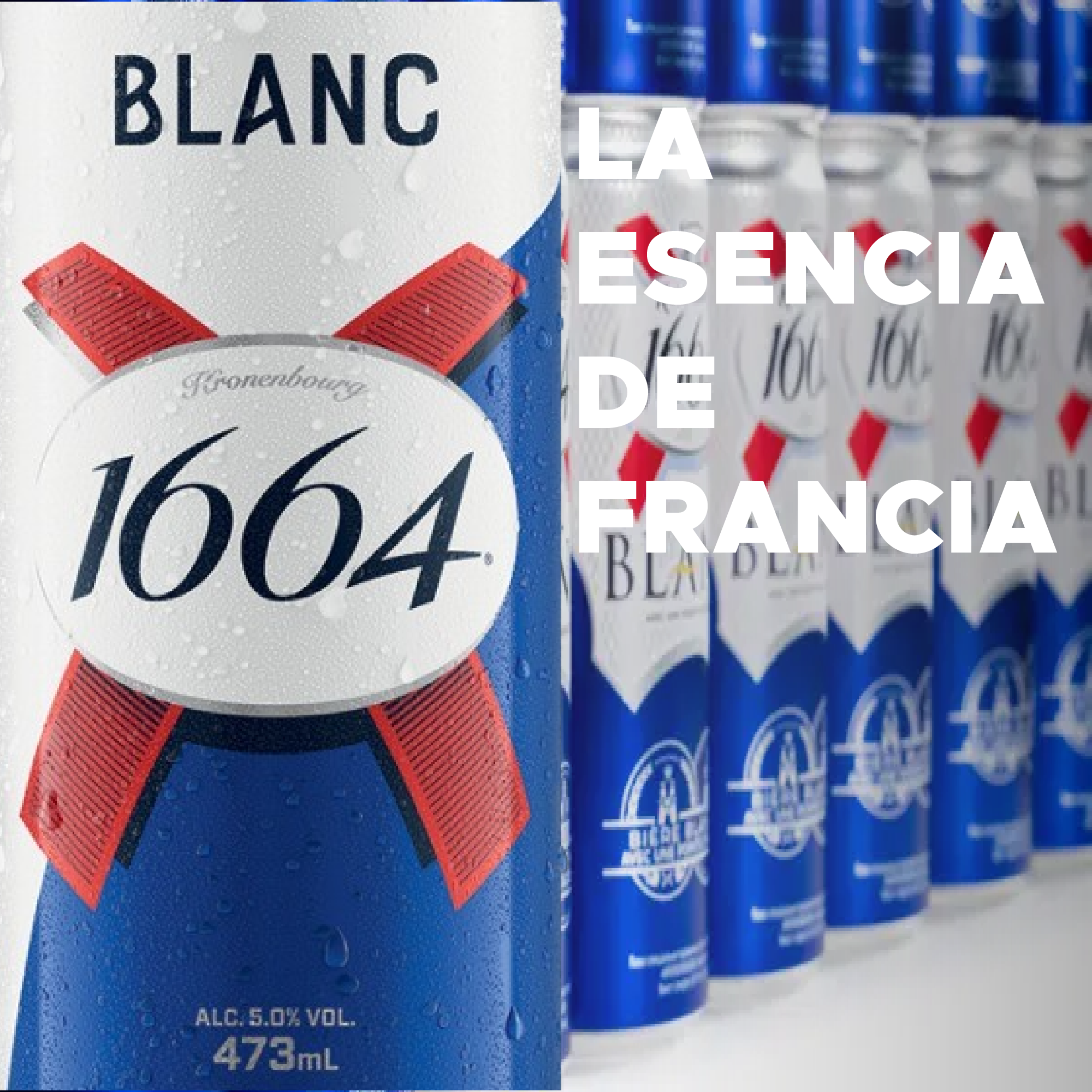 Cerveza Kronenbourg 1664 Blanc Lata 24 Pack