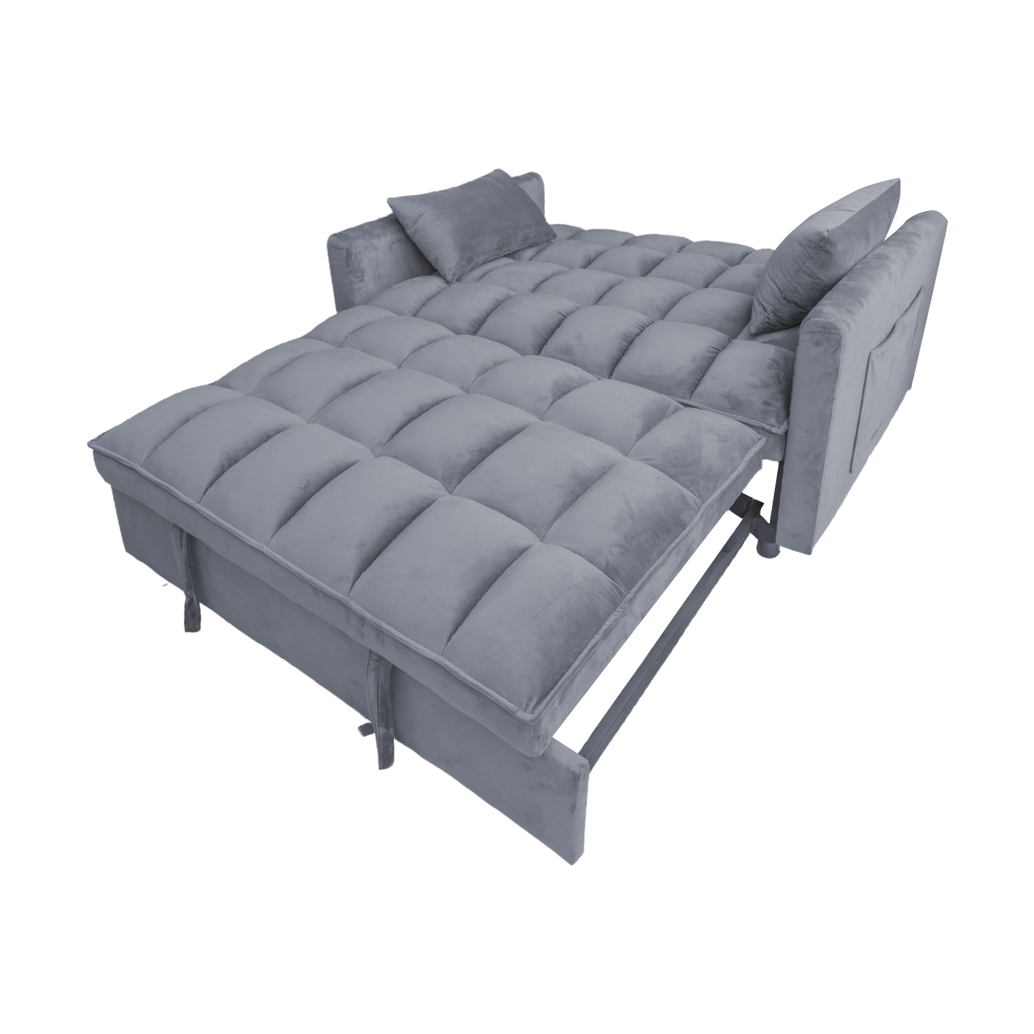 Sofácama Reclinable Convertible Matrimonial Bossa Anders Gris