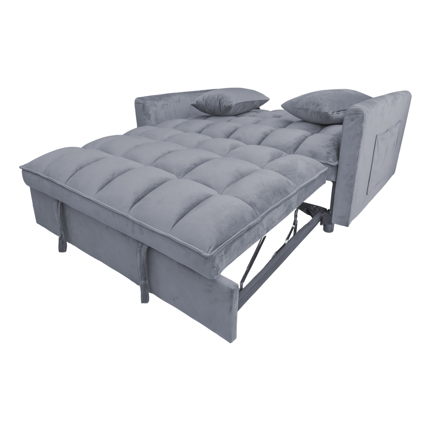 Sofácama Reclinable Convertible Matrimonial Bossa Anders Gris