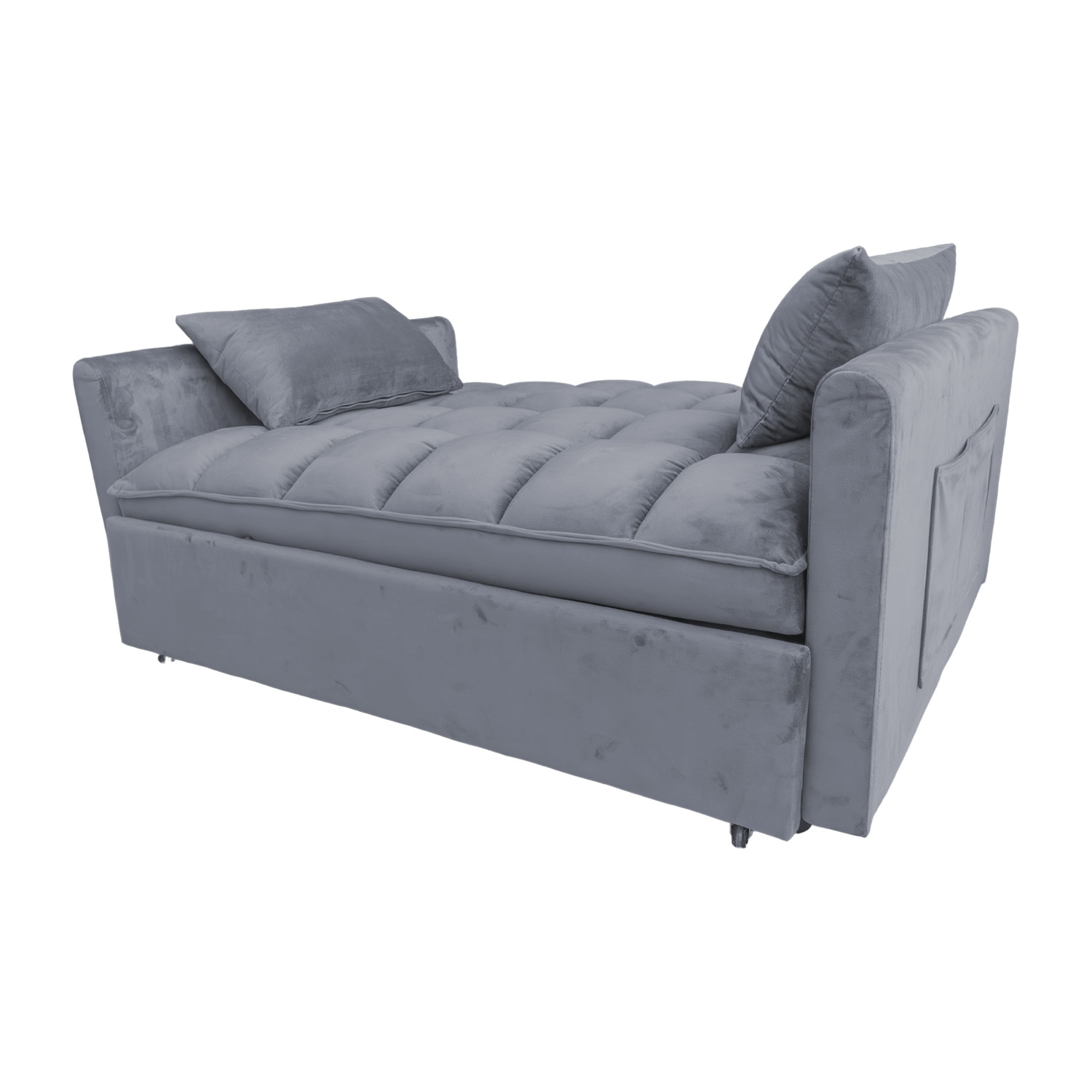 Sofácama Reclinable Convertible Matrimonial Bossa Anders Gris