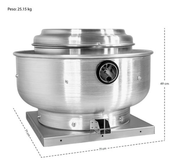 Extractor Aire Centrifugo Industrial Cocina Gutstark Home
