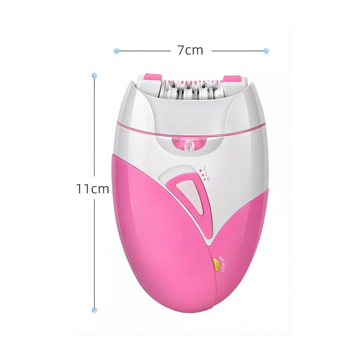 Depiladora Corporal Femenina Recargable Piernas Rosa