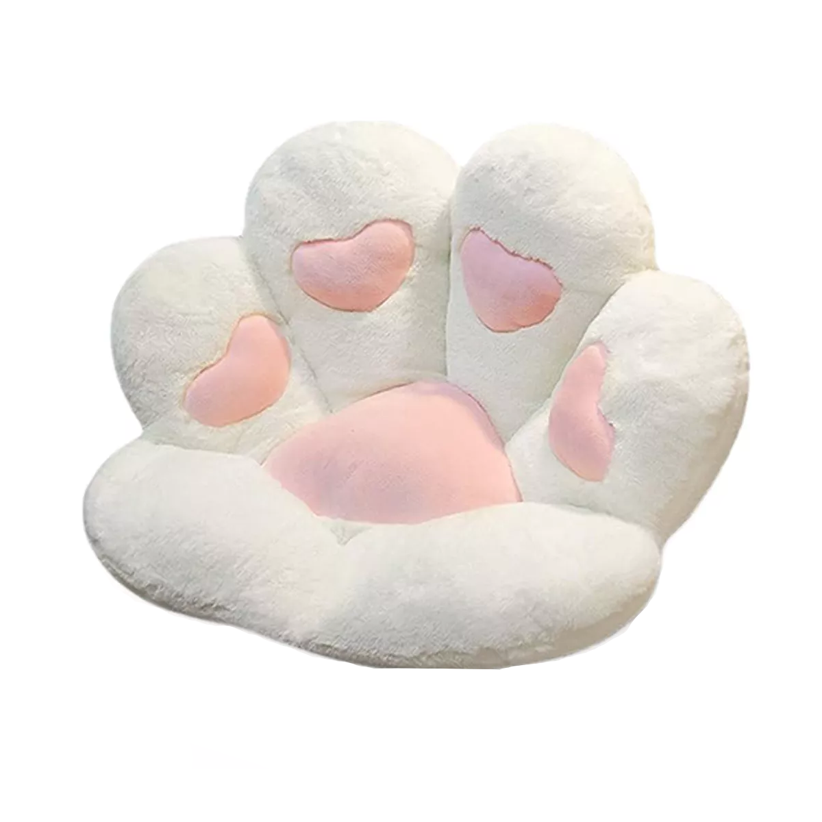 Cojin Decorativo Almohada Para Sala O Sillas De Pata De Gato Blanco/Rosa