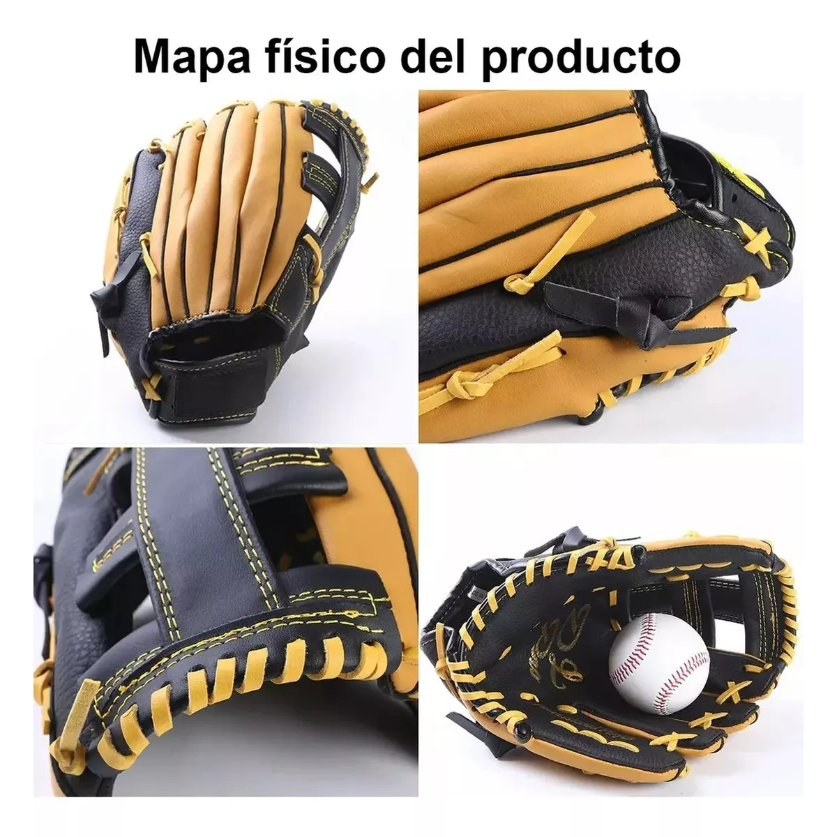 Guante De Béisbol Para Adulto De Piel De Vaca 12.5"