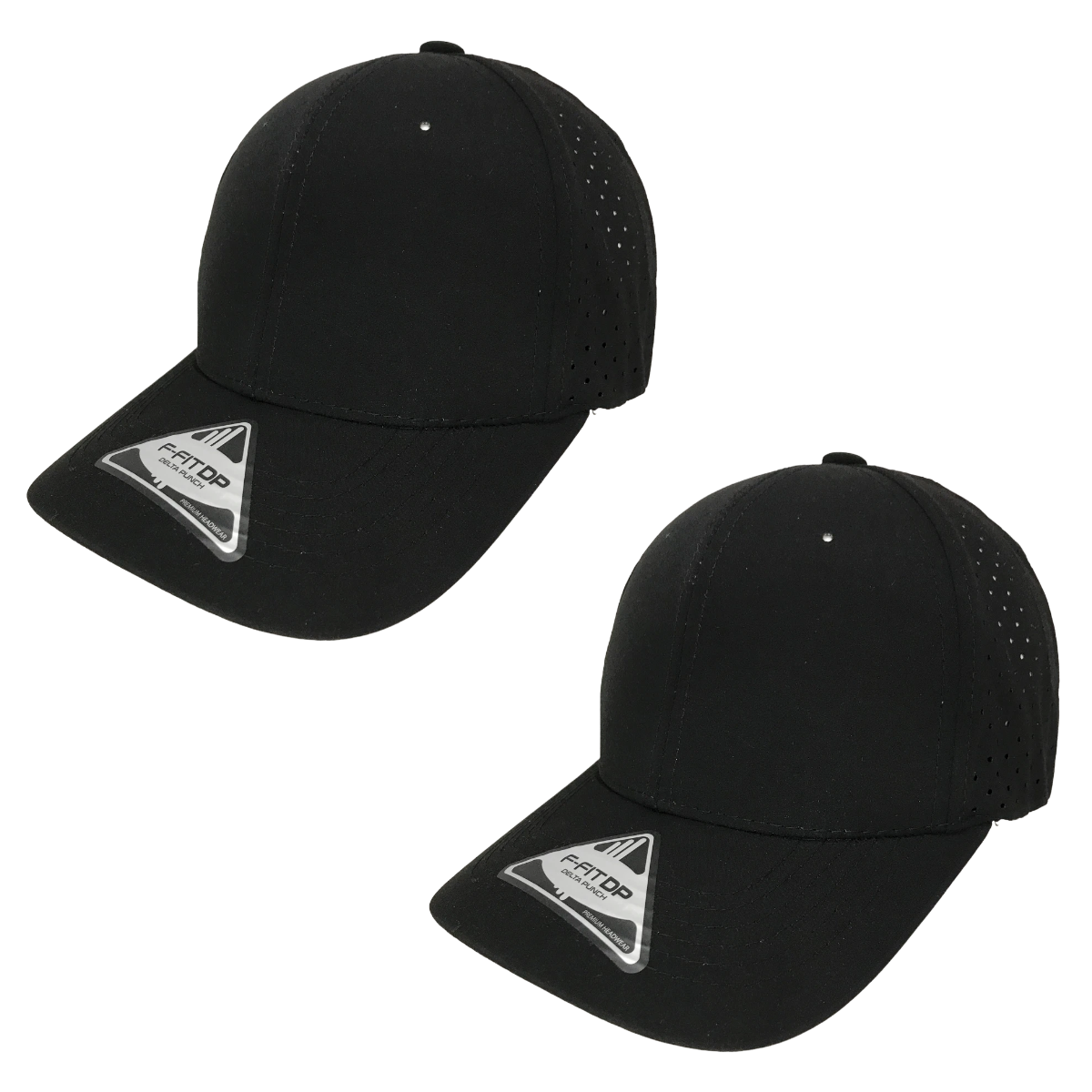 Gorra F-Fit Delta Punch Cerrada 2 Piezas Mayoreo