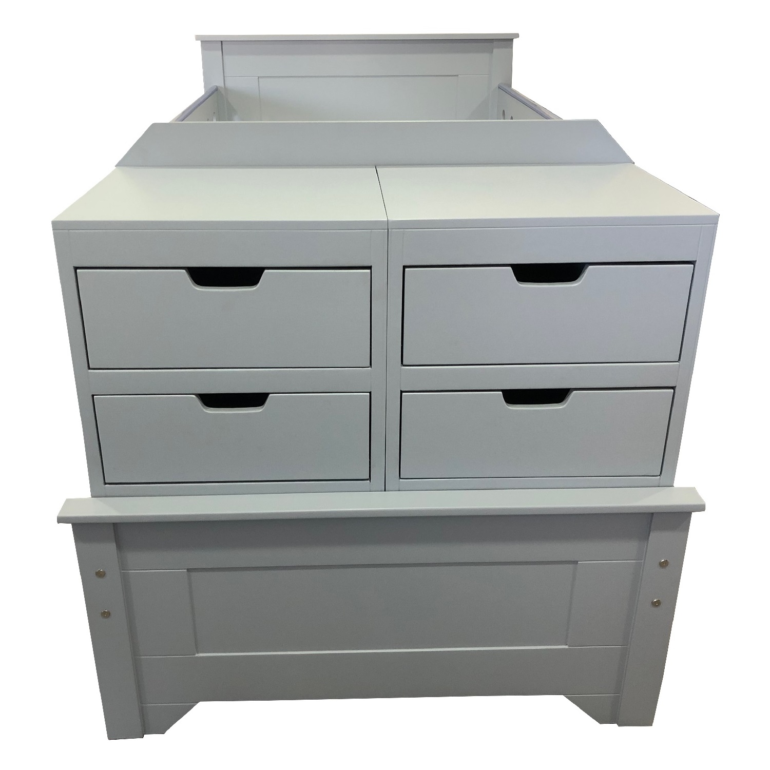 Cama Cuna de Madera para bebé CUNABEBE Flosa Gris