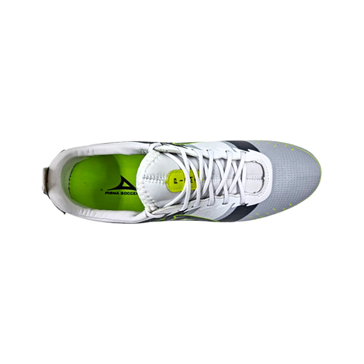 Pirma Tachones Hombre Blanco Plata Futbol Cesped Natural Ajuste Seguro