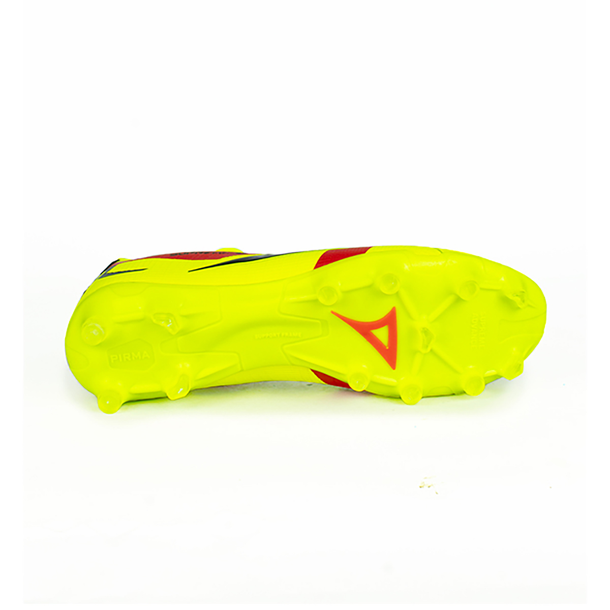 Pirma Botines Hombre Amarillo Rojo Futbol Rapido Tacos Multitaco Comodos Seguros