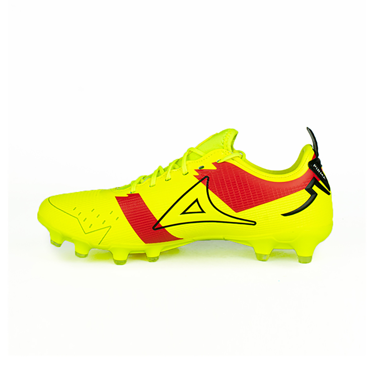 Pirma Botines Hombre Amarillo Rojo Futbol Rapido Tacos Multitaco Comodos Seguros