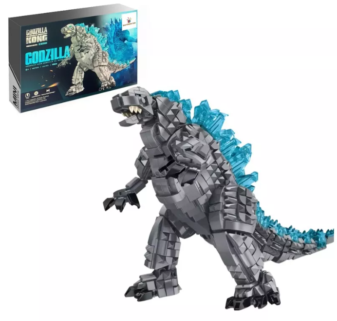 Godzilla Brick Building Set Juguete De Construcción En Caja