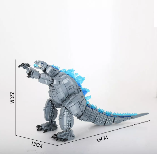 Godzilla Brick Building Set Juguete De Construcción En Caja