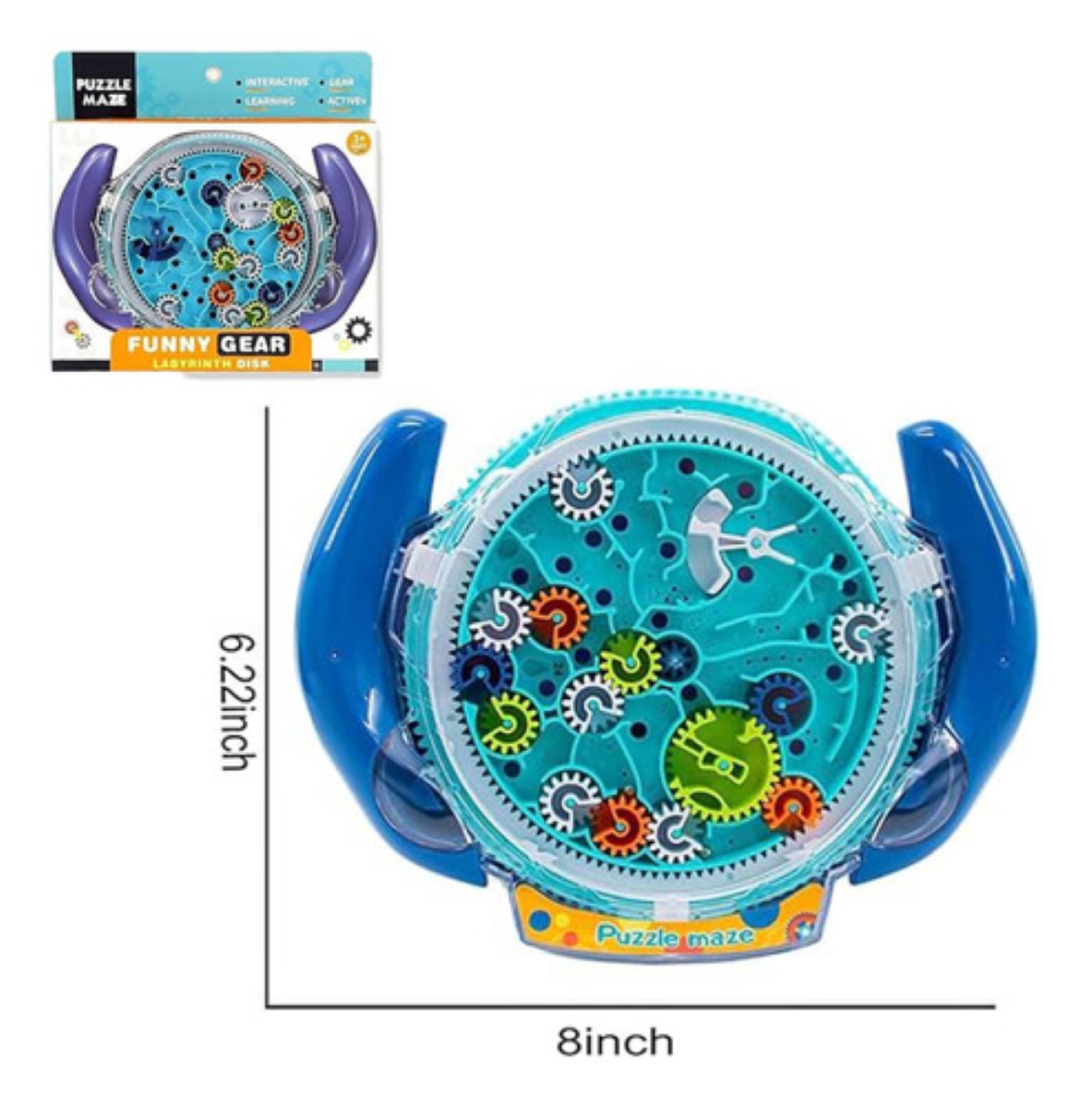 Juguetes Educativos Para Niños Laberinto De Pinball azul