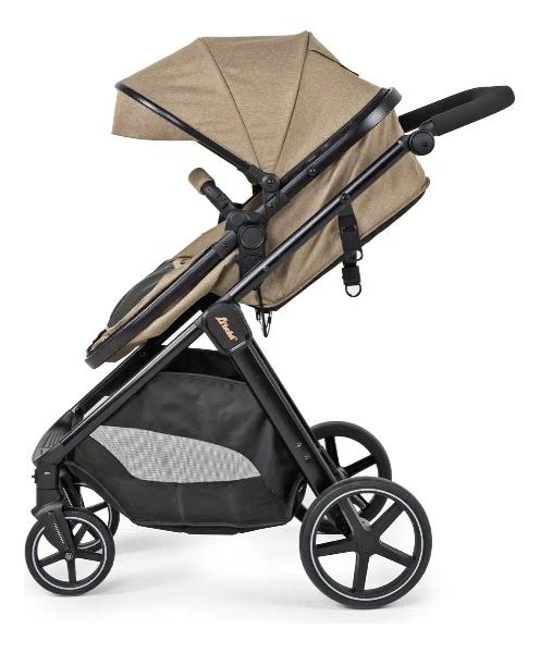 Carriola D Bebe Travel System King Con Autoasiento 1a Etapa beige
